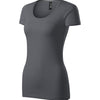 Opal Sprint - T-shirt women‘s 95% cotton 5% elastane - 152 - light anthracite
