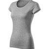 Velvet Horizon - T-shirt women’s 100% cotton FREE - F61 - Dark gray melange