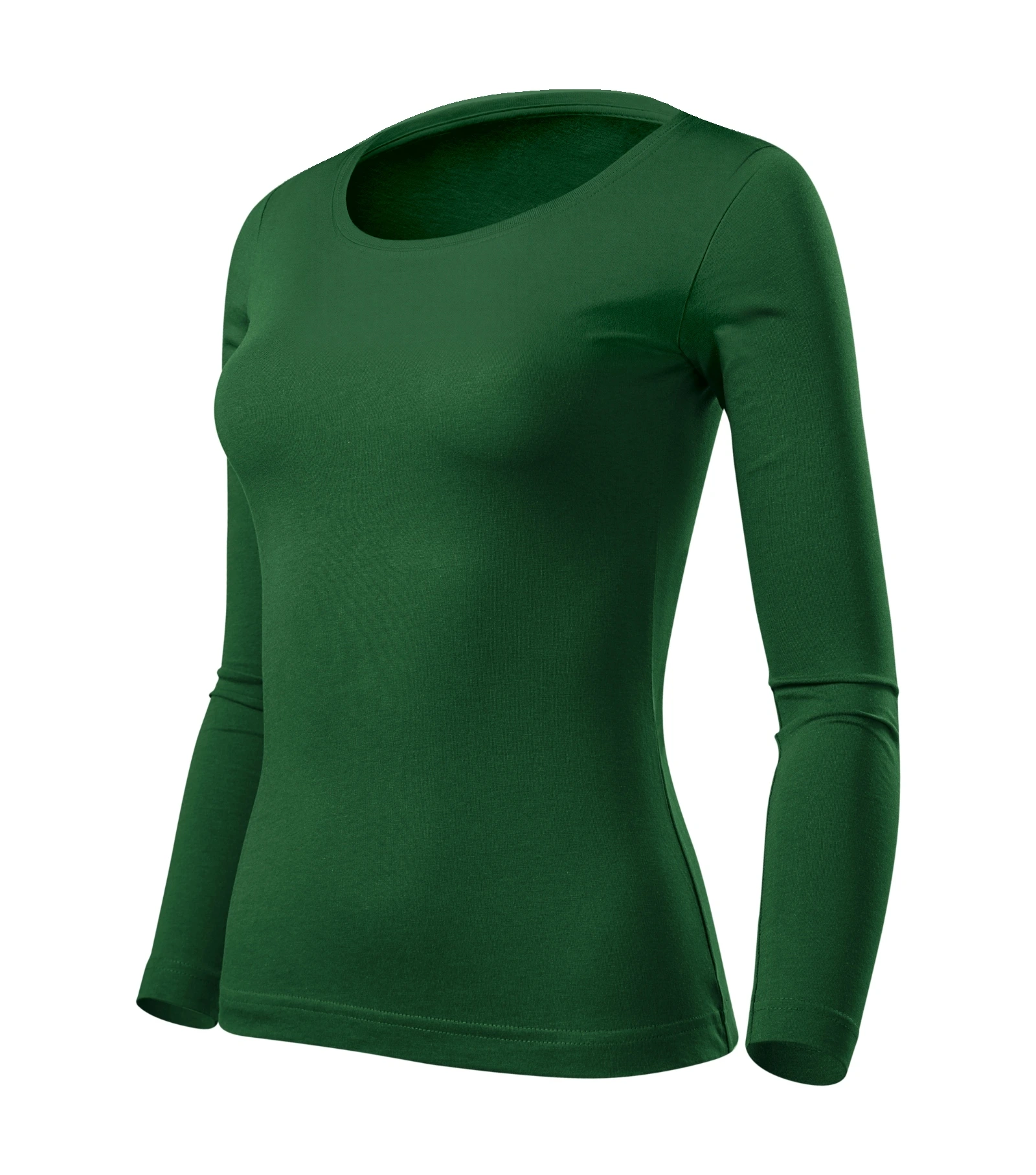 Crest Wave - T-shirt women's 100% cotton - 169, bottle green, size S