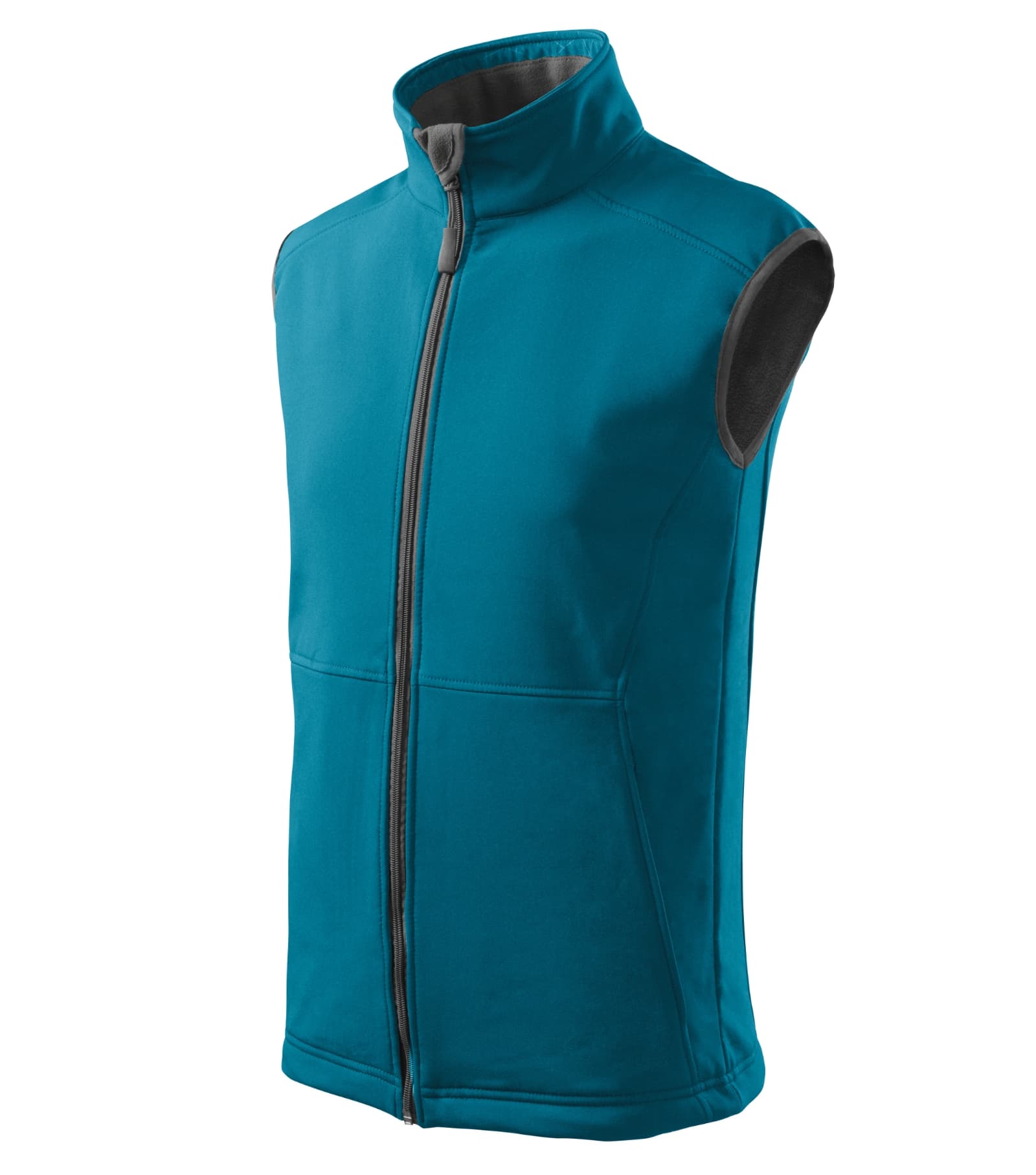 Vivid Ridge - Softshell Vest men's 94% polyester, 6% elastane Fleece: 100% polyester - 517 in turquoise