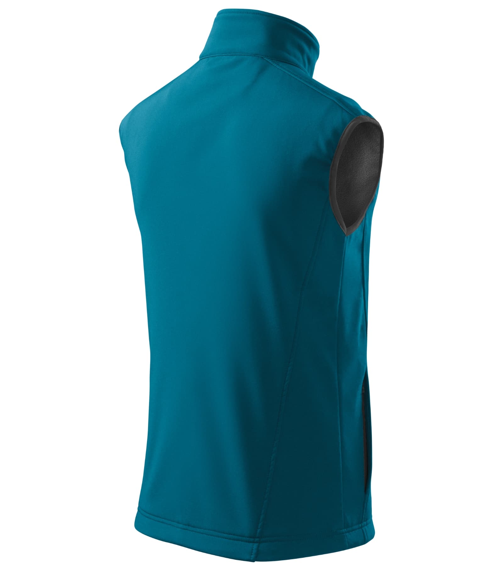 Vivid Ridge - Softshell Vest men's 94% polyester, 6% elastane Fleece: 100% polyester - 517 in turquoise