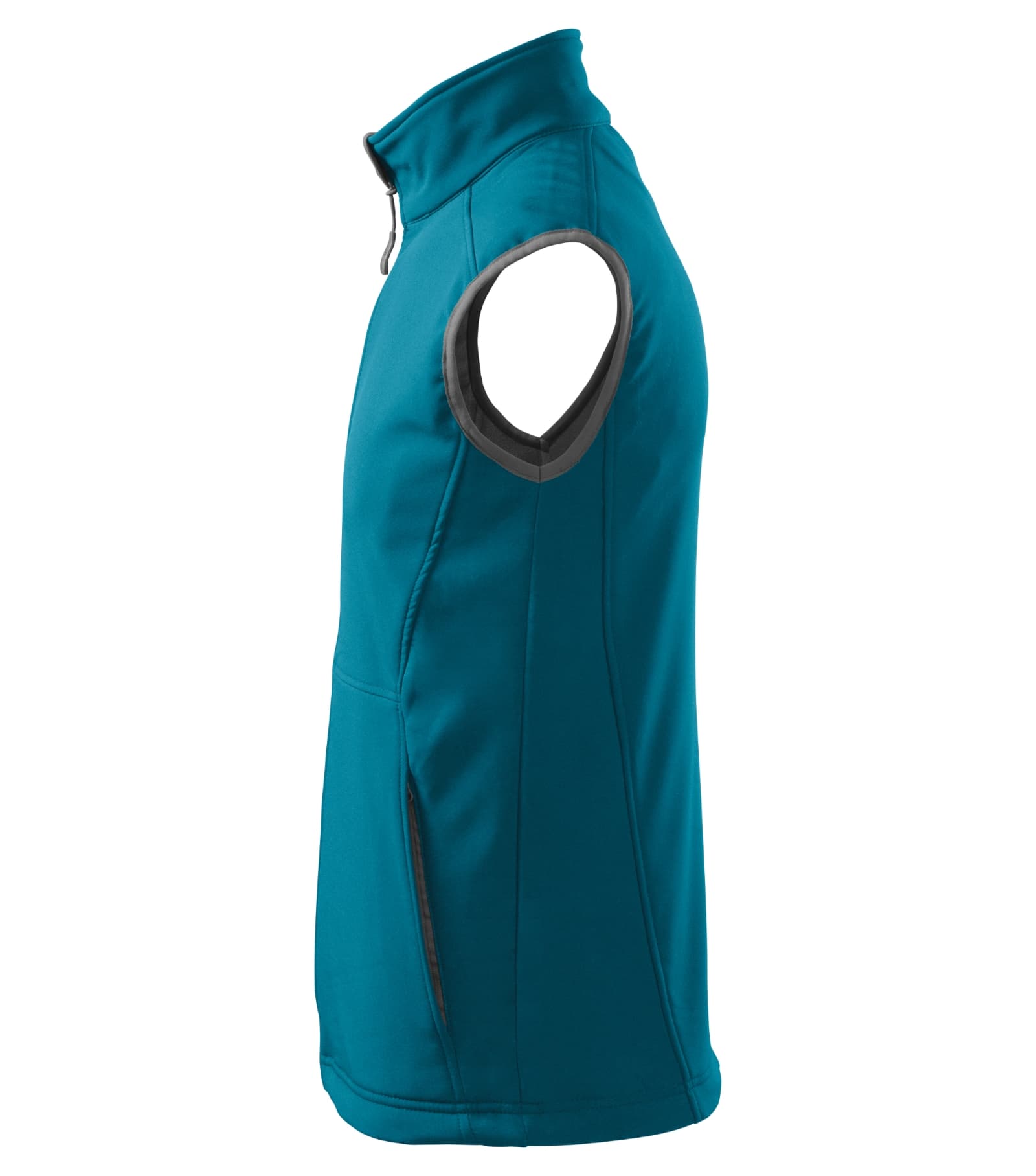 Vivid Ridge - Softshell Vest men's 94% polyester, 6% elastane Fleece: 100% polyester - 517 in turquoise