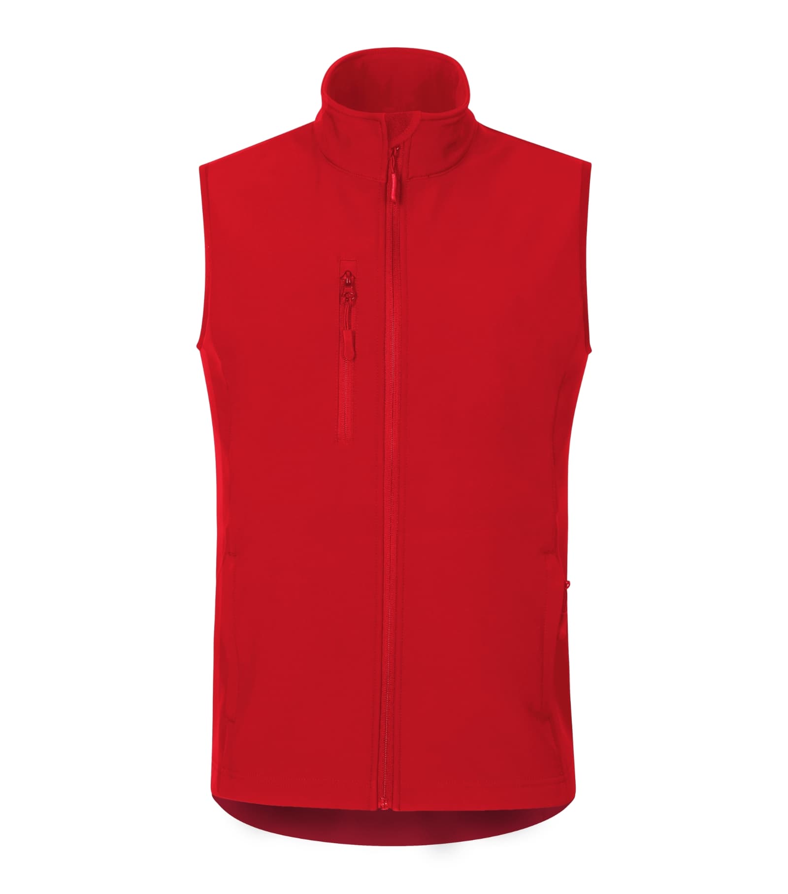 Verdant Harbor - Softshell Vest men's 96% polyester, 4% elastane - 568 in red