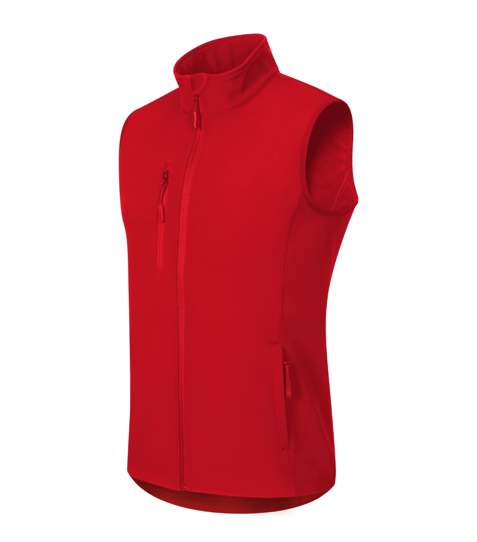Verdant Harbor - Softshell Vest men's 96% polyester, 4% elastane - 568 in red