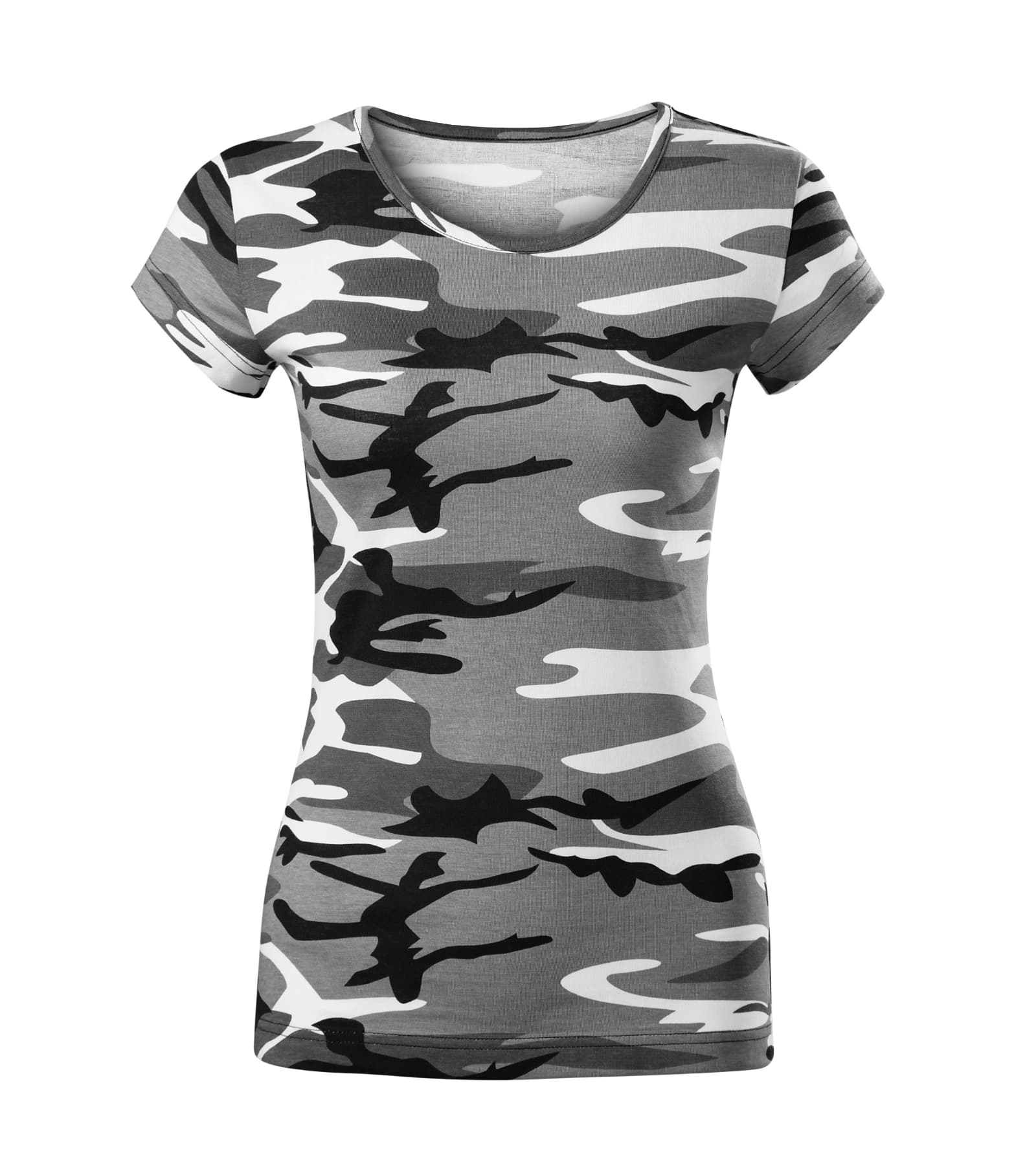 Ever Sphere - T-shirt women's 100% cotton - C22 in camouflage gray