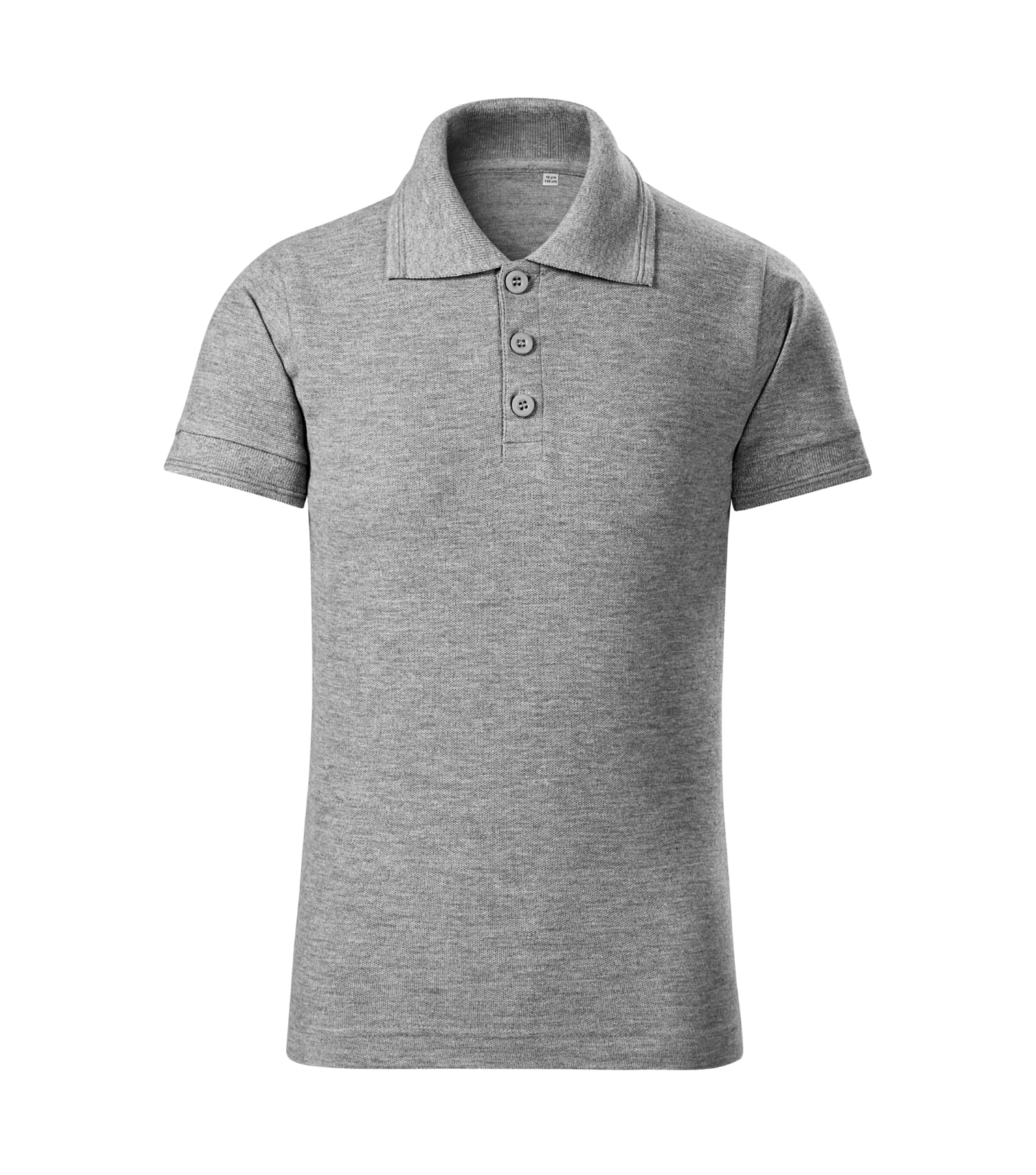 Sierra Trail - Polo Shirt kids 65% cotton, 35% polyester - F22 in dark gray melange