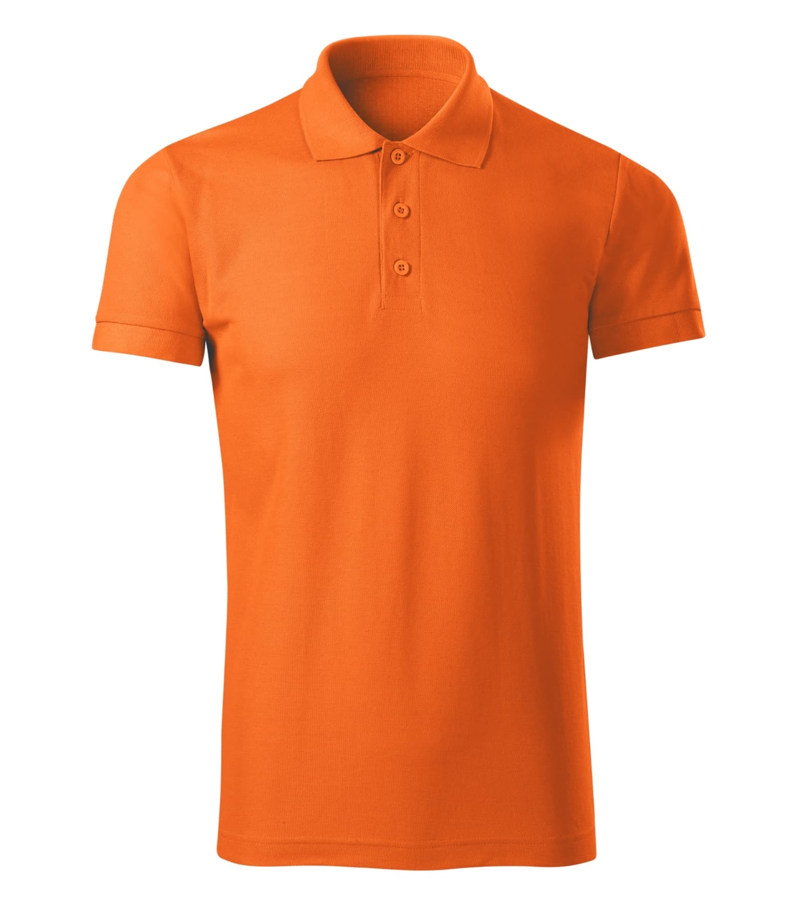 Indigo Arc - Polo Shirt men's 65% cotton, 35% polyester - P2X in orange