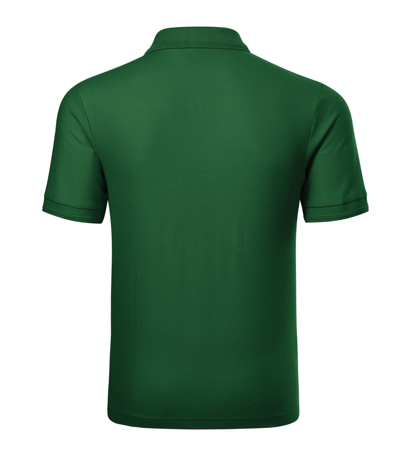 Cobalt Bloom - Polo Shirt men's 65% cotton, 35% polyester - R22 in bottle green