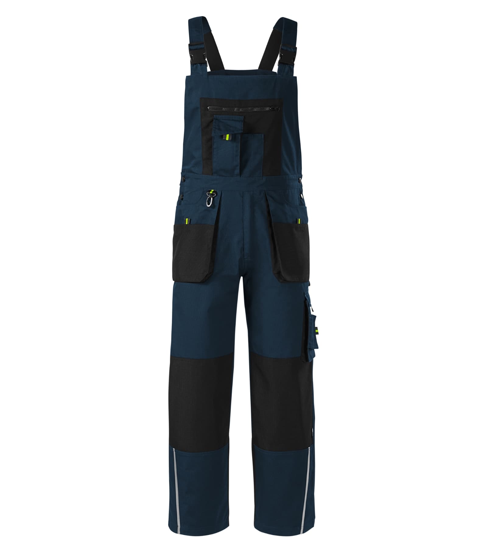 Terra Line - Work Bib Trousers men's 65% polyester, 35% cotton - W04 in navy blue