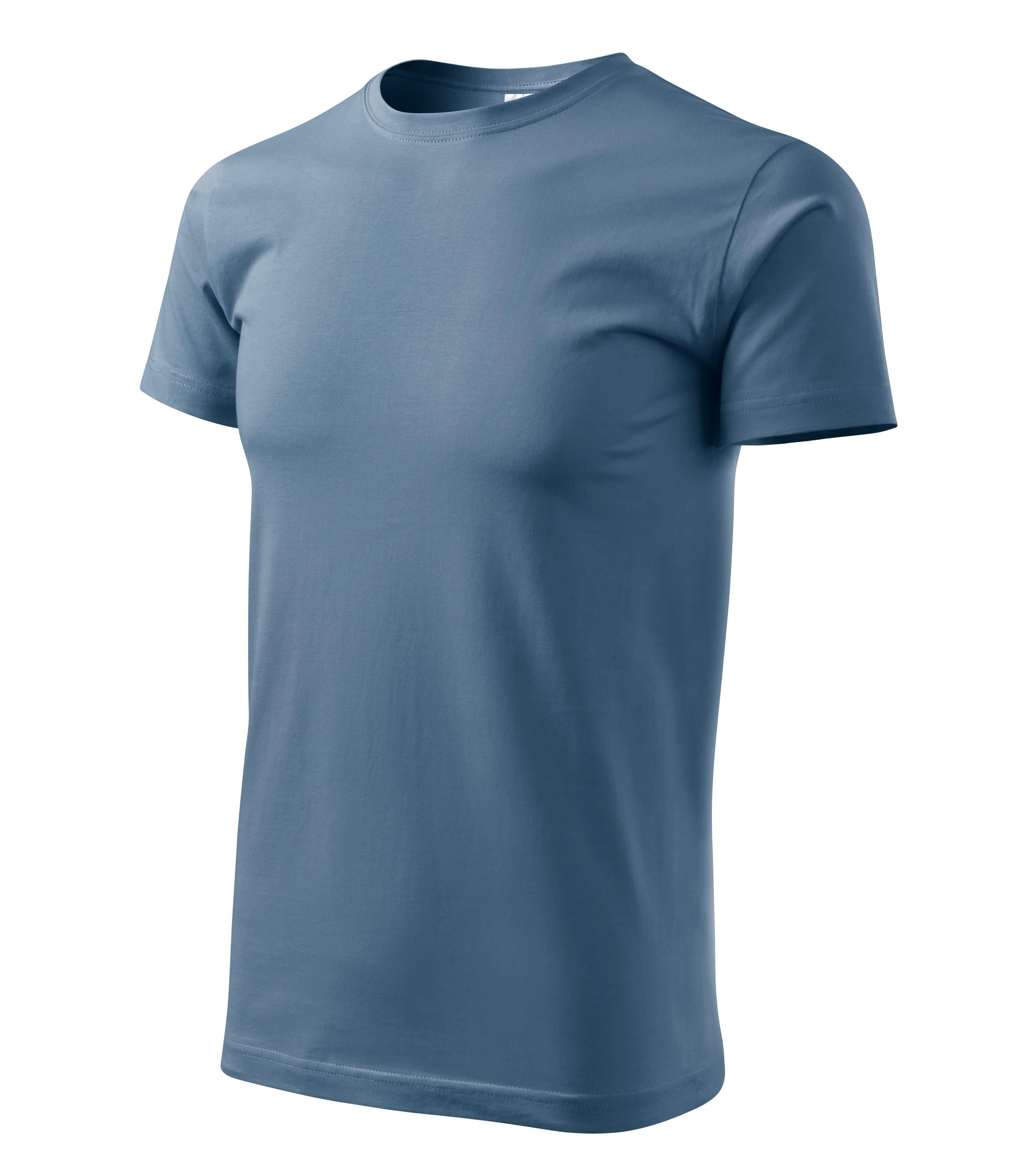 Atlas Horizon - T-shirt men's 100% cotton - 129 in Denim