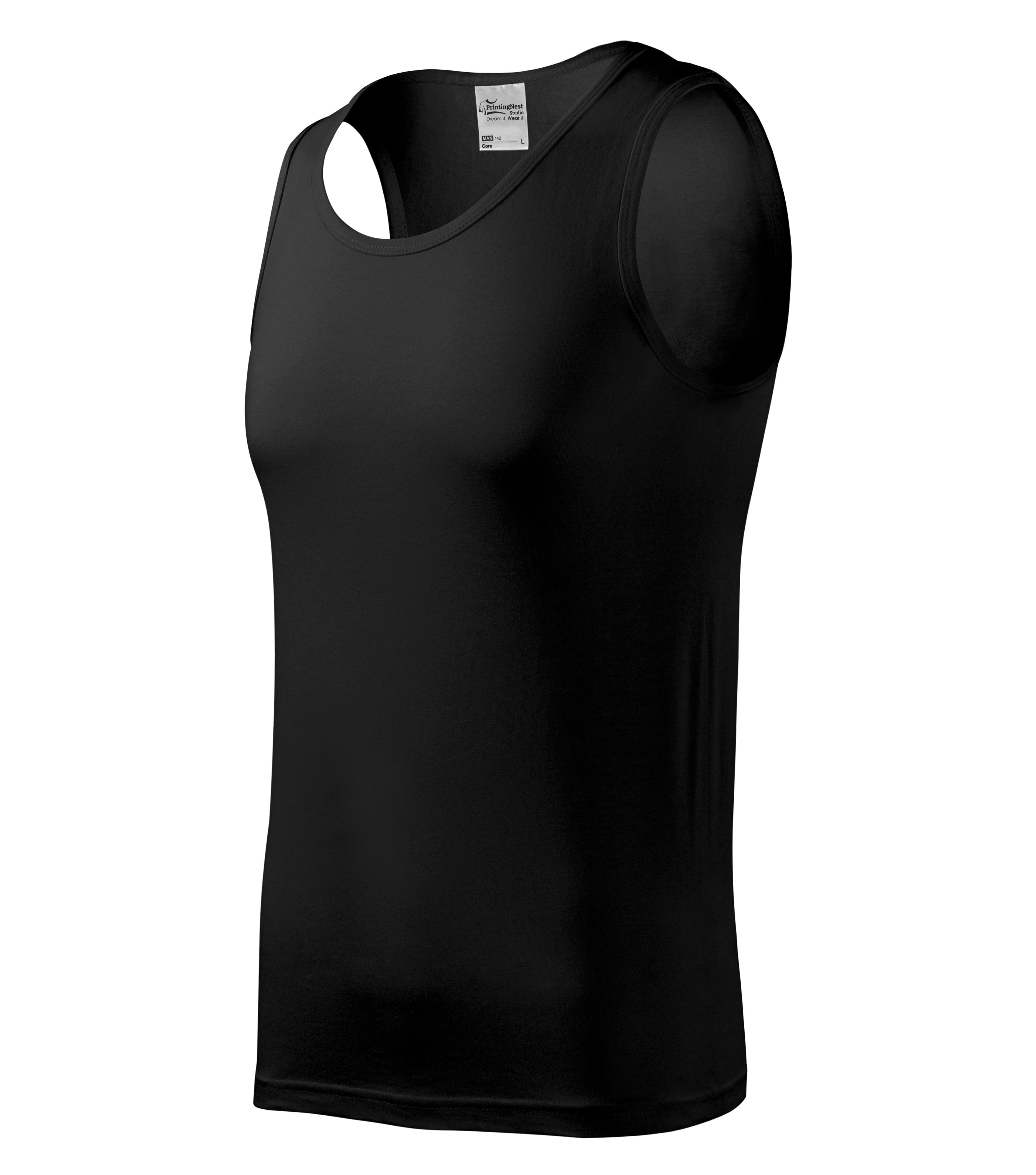 Iron Crest - Top men's 100% cotton - 142 in Black