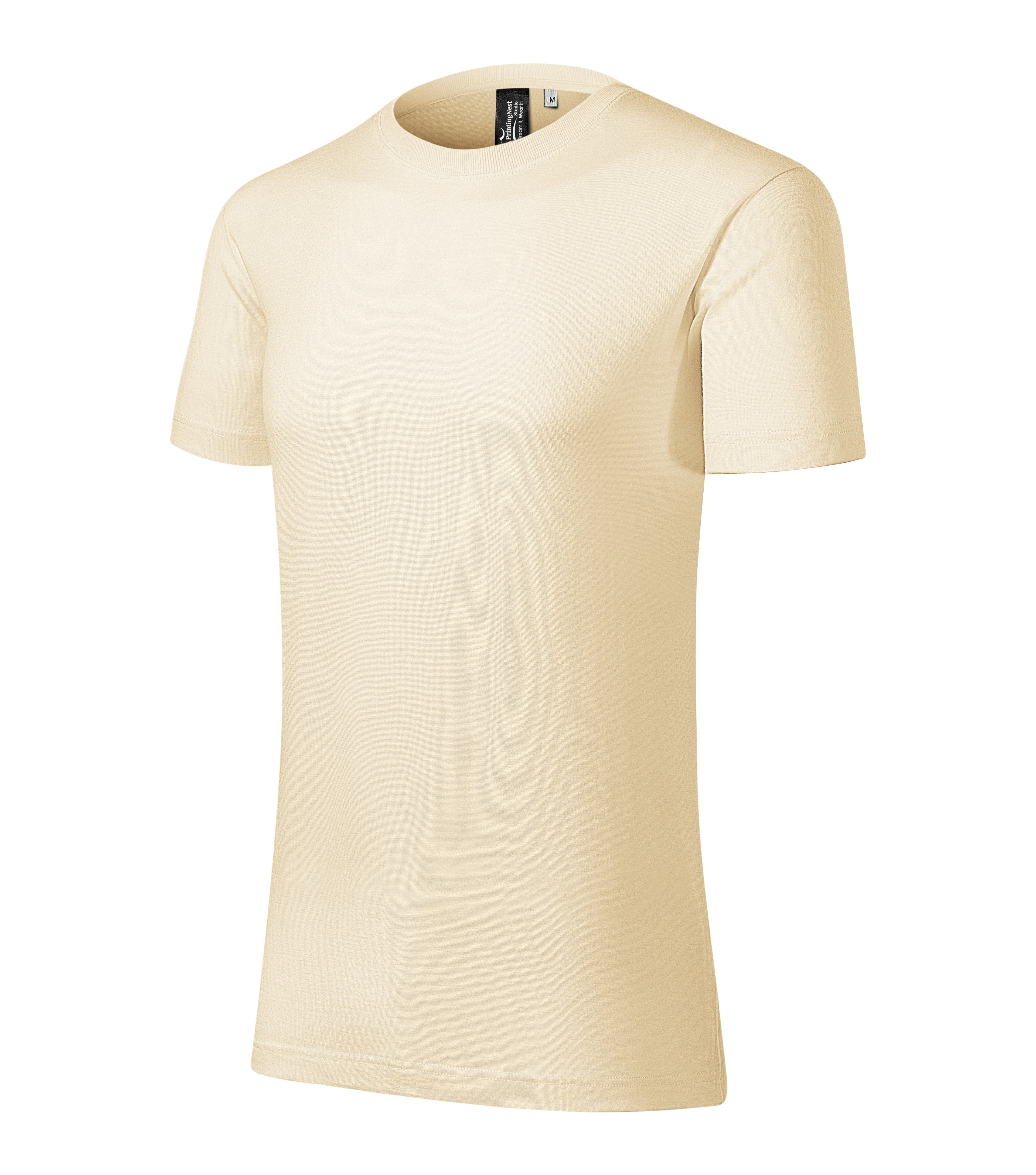 Storm Loom - T-shirt men's 100% MERINO wool - 157 in Almond