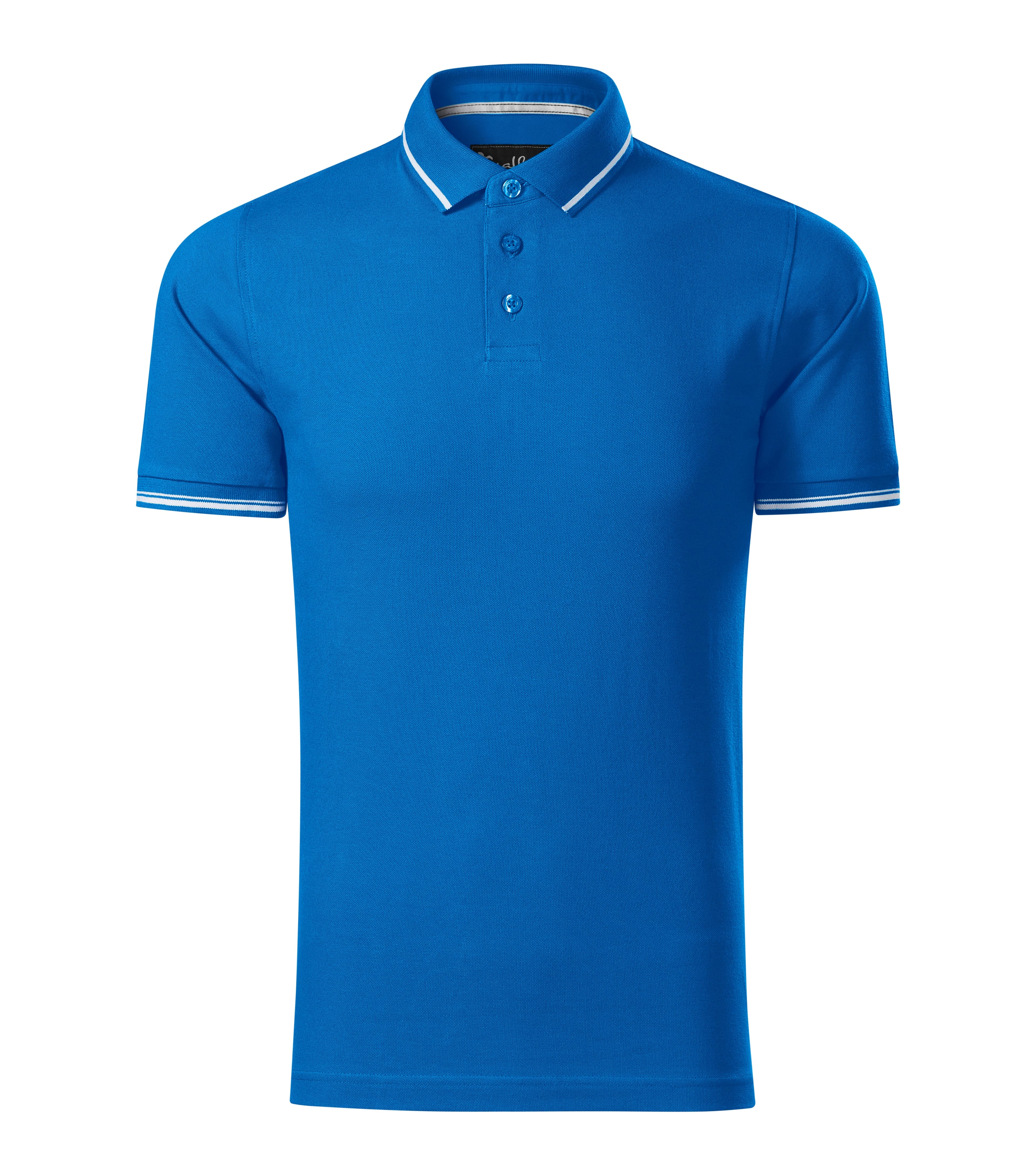 Pyroxen - Polo men's 95 % cotton 5% elastane - 251 in Snorkel blue