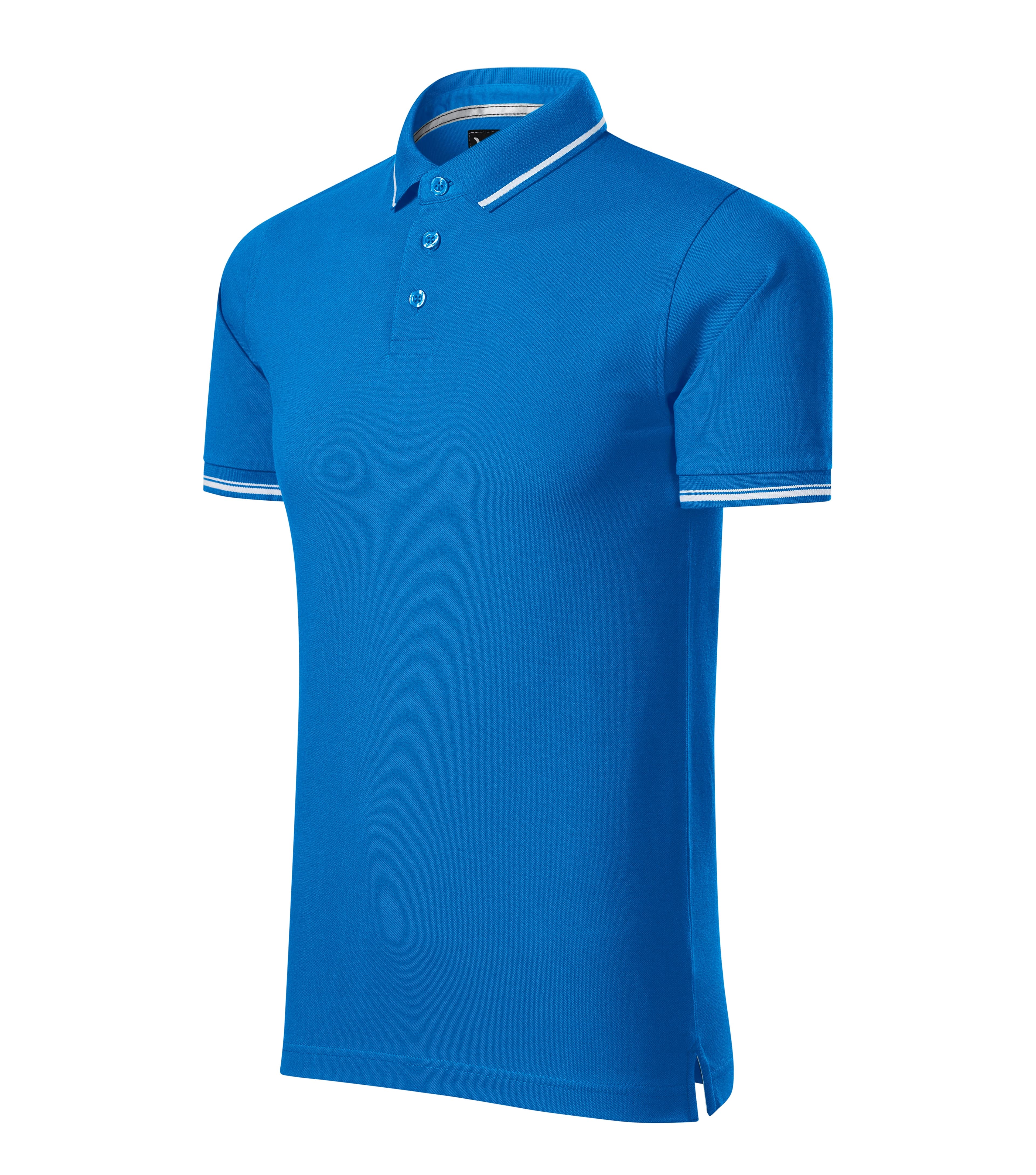 Pyroxen - Polo men's 95 % cotton 5% elastane - 251 in Snorkel blue