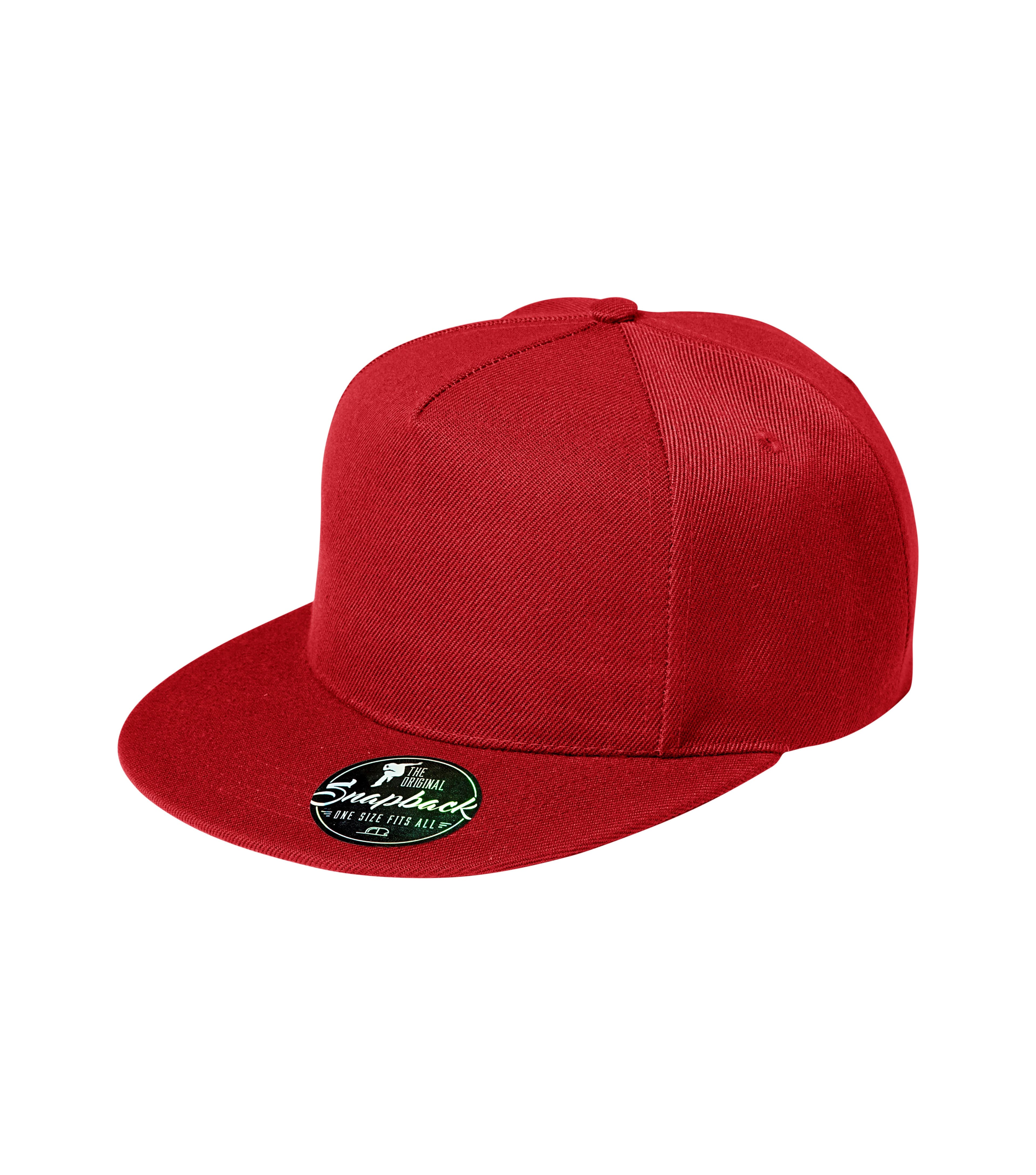 Cap unisex rap 100% cotton - 301 in Red