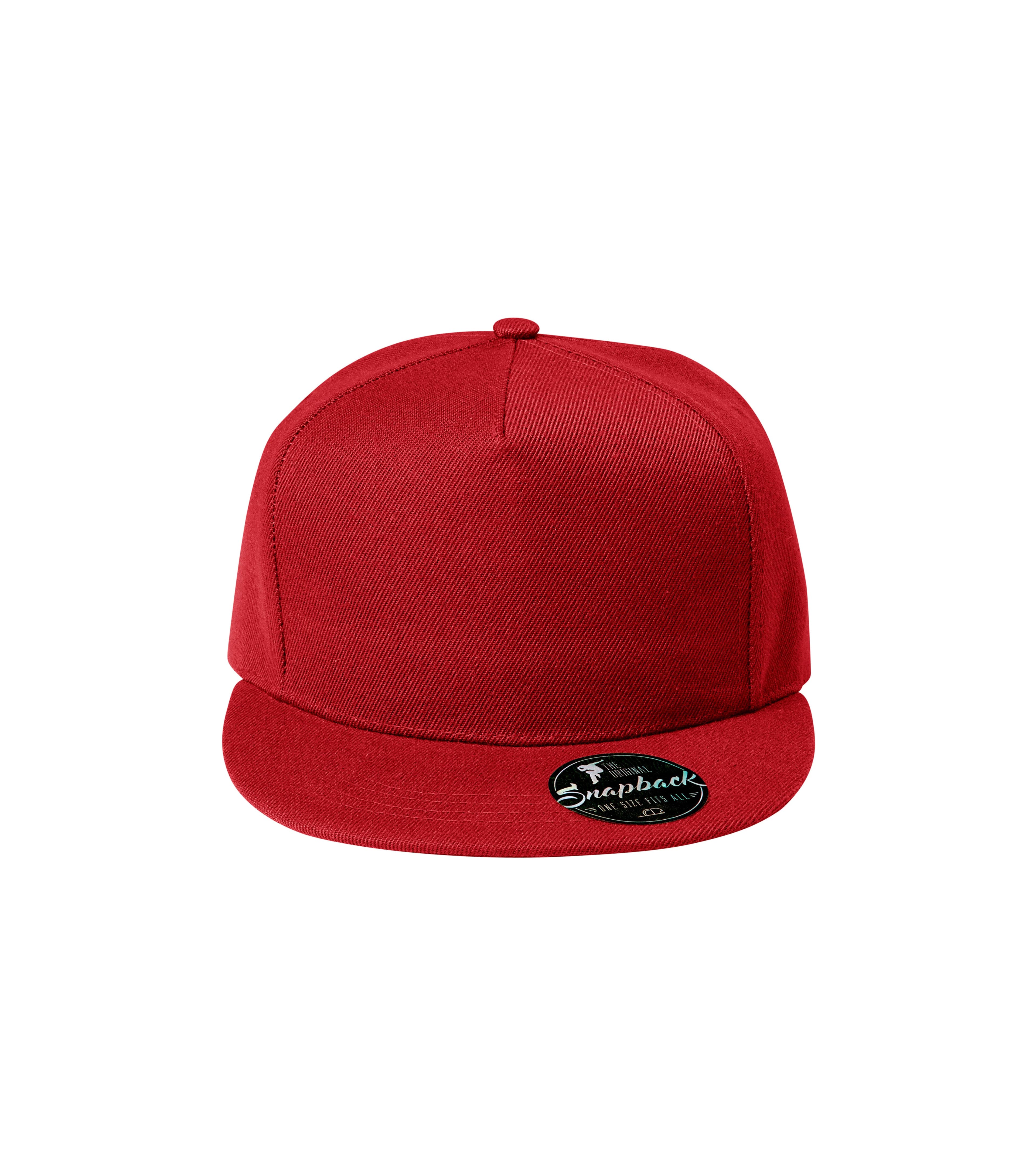 Cap unisex rap 100% cotton - 301 in Red