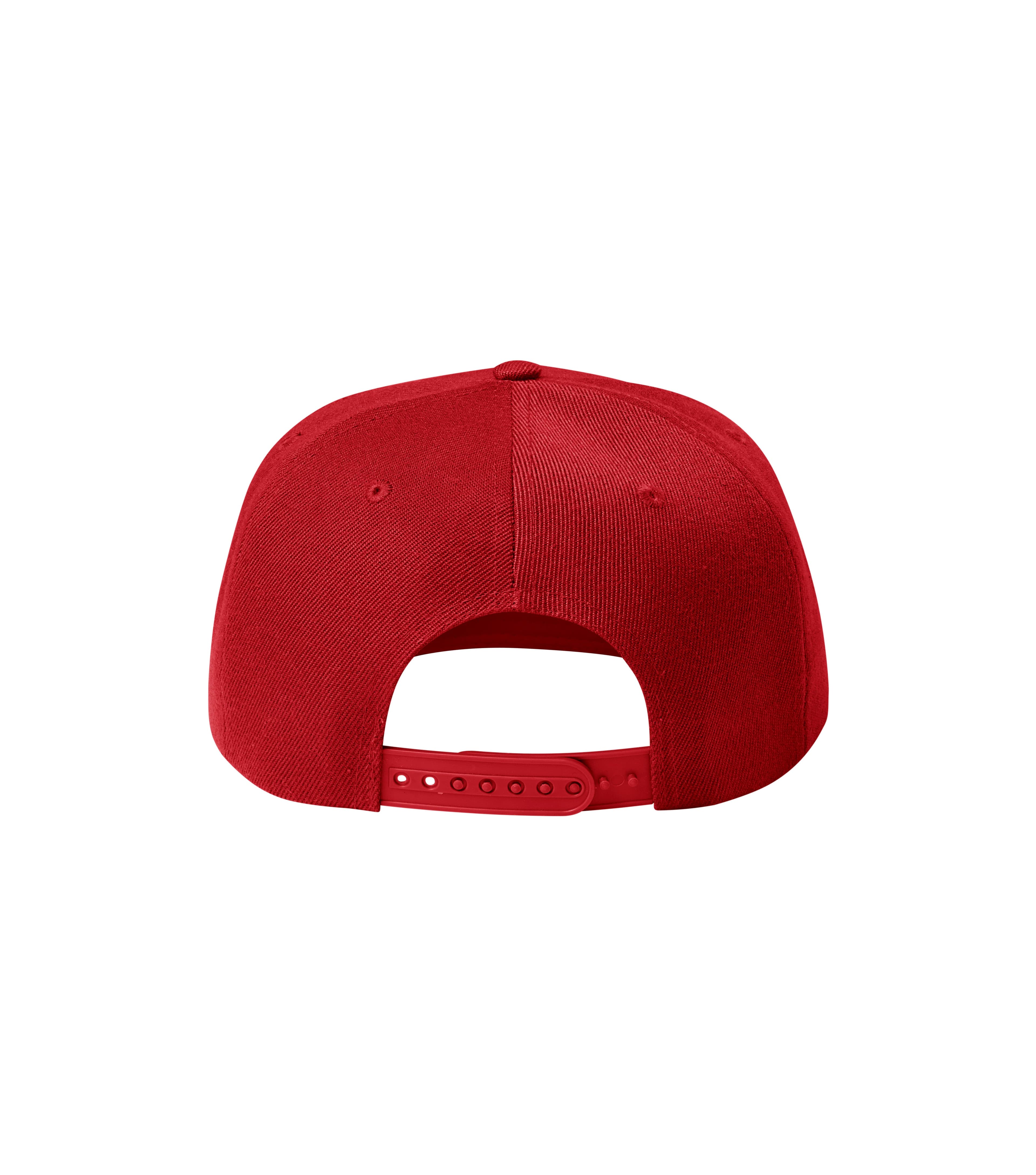 Cap unisex rap 100% cotton - 301 in Red