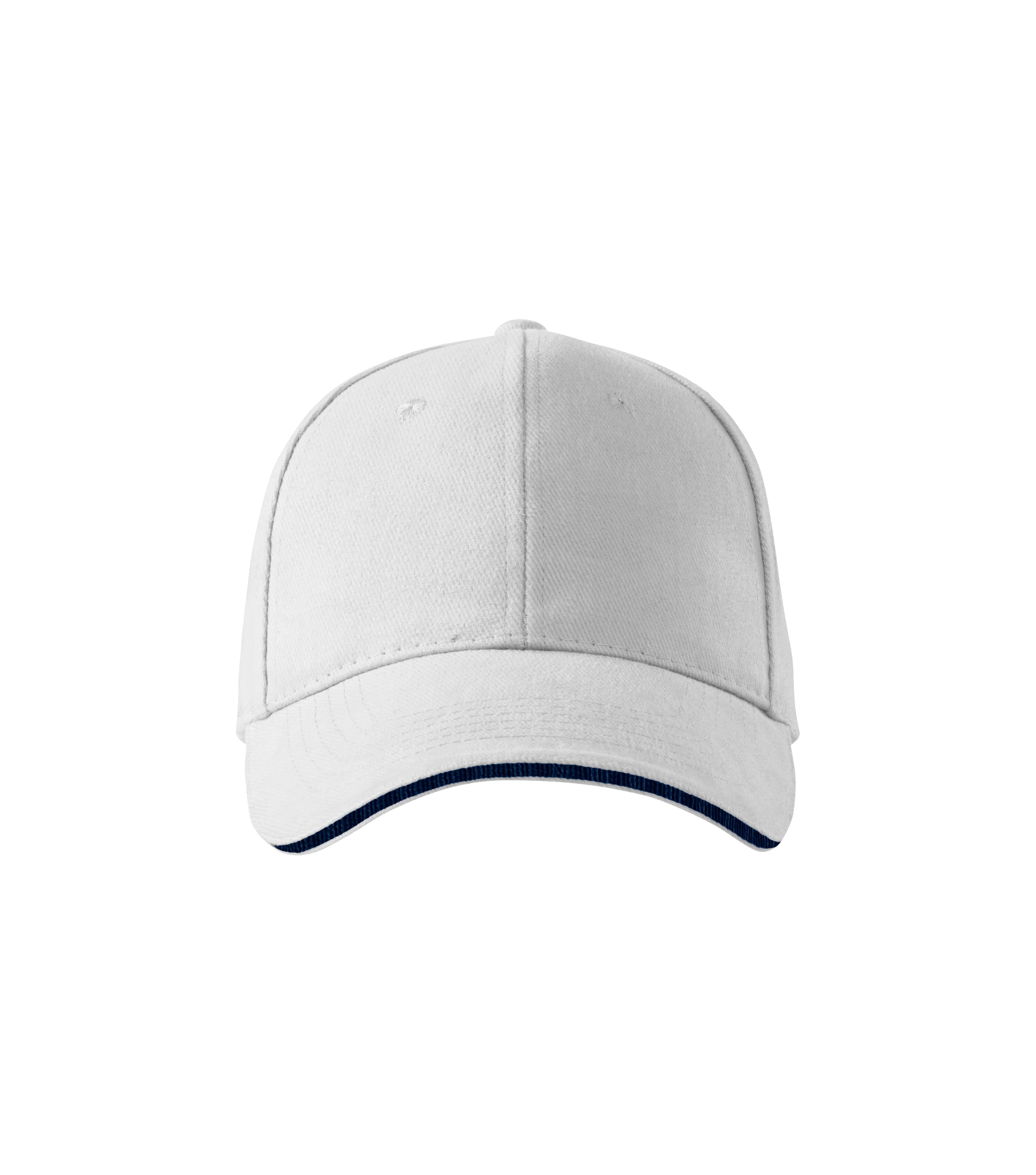 Cap unisex contrast 100% cotton - 306 in White