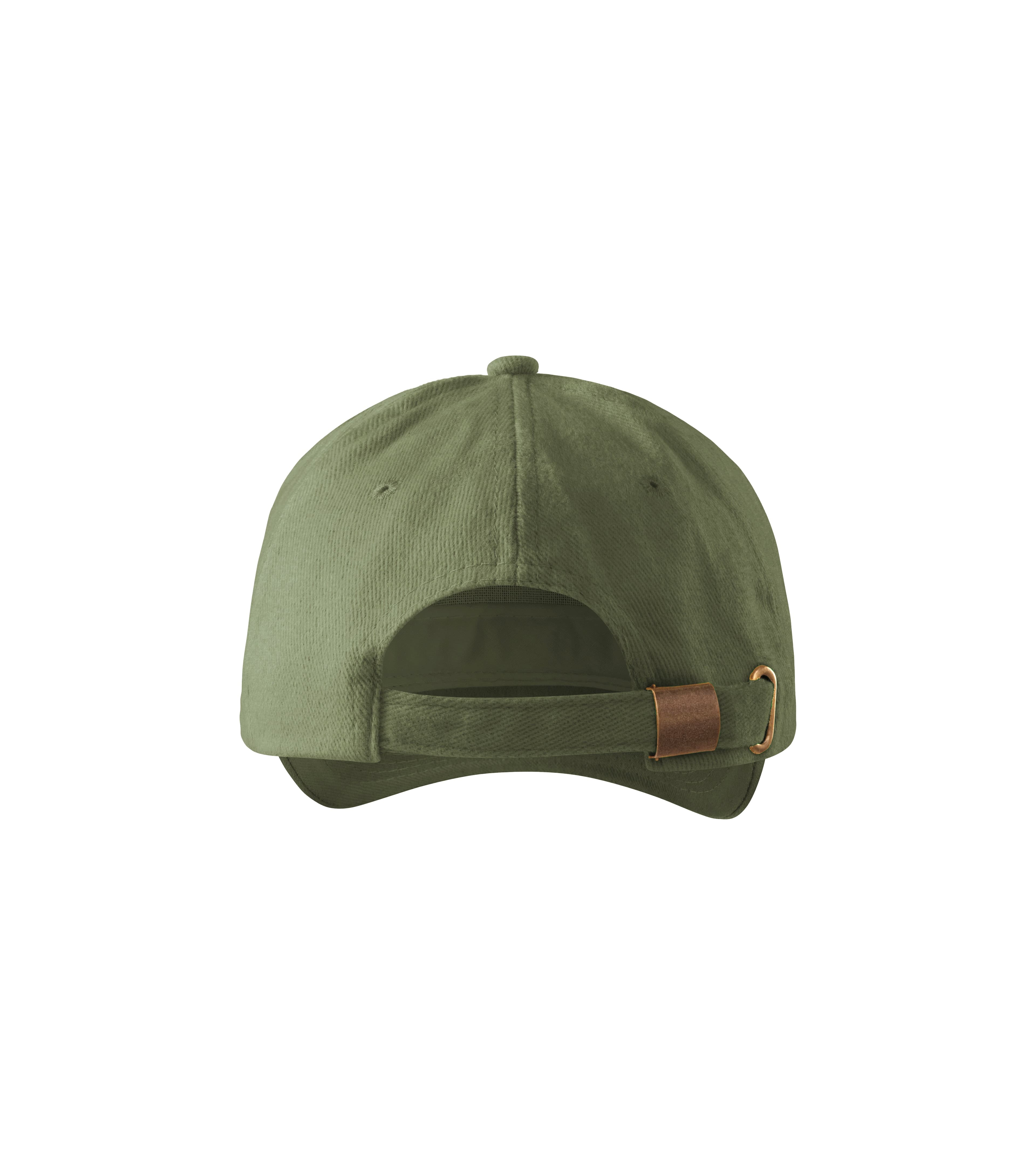Cap unisex  adjustable 100% cotton - 307 in Khaki