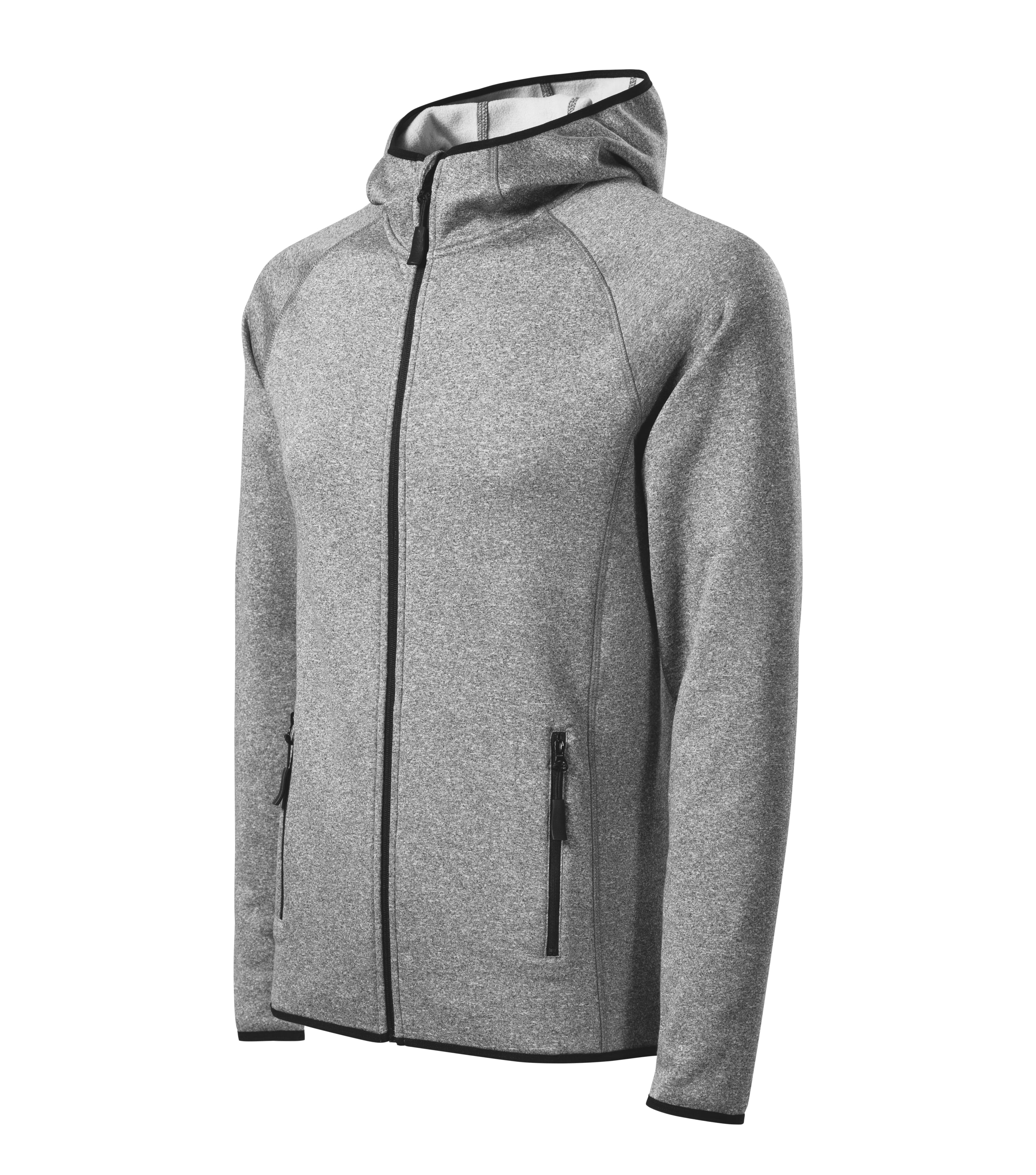 Marzium - Stretch fleece men’s  95% polyester 5% elastane - 417 in Dark gray melange