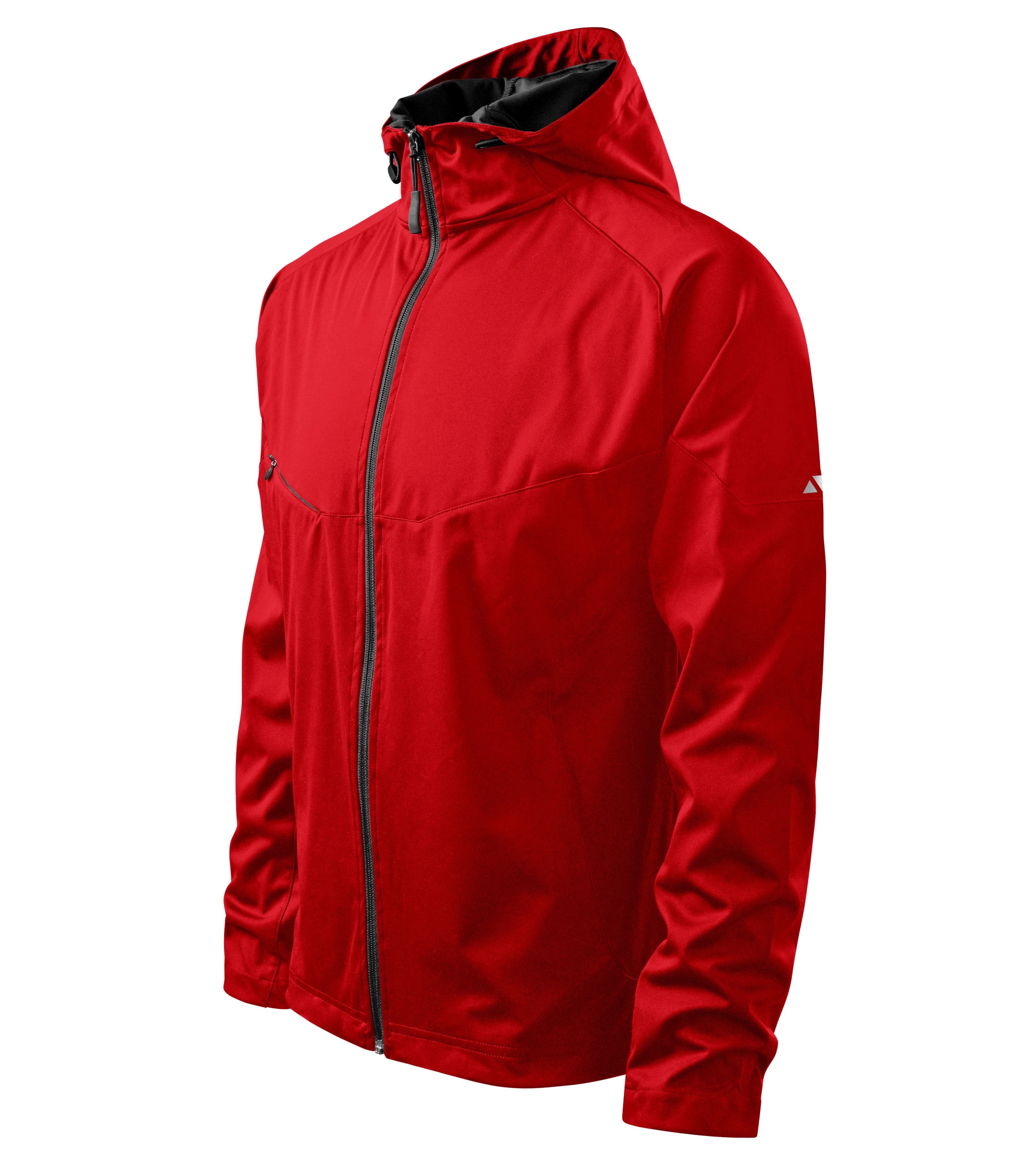 EmberQuilt- Softshell Jacket men's  100% polyester, waterproof - 515 in Red