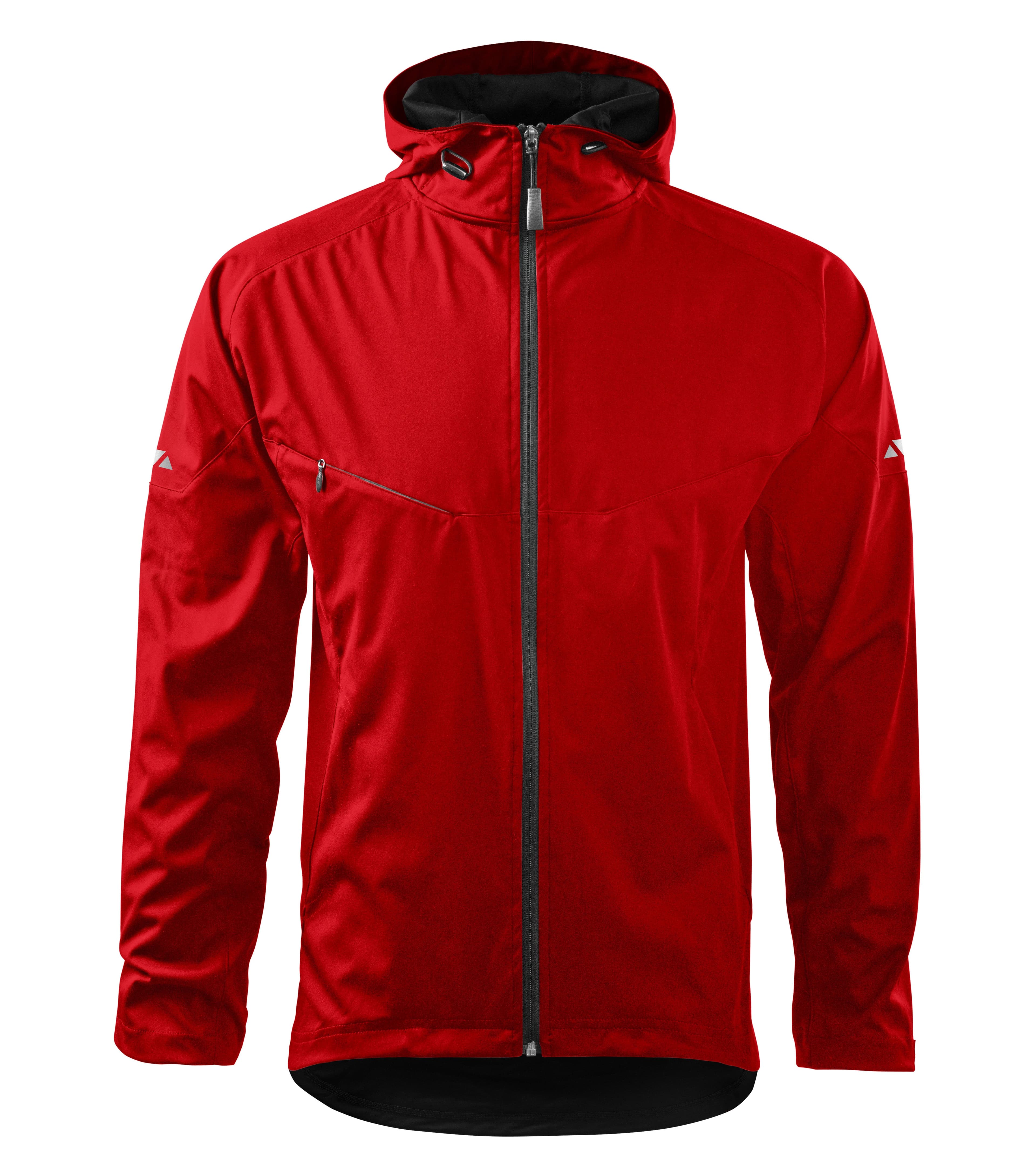 EmberQuilt- Softshell Jacket men's  100% polyester, waterproof - 515 in Red