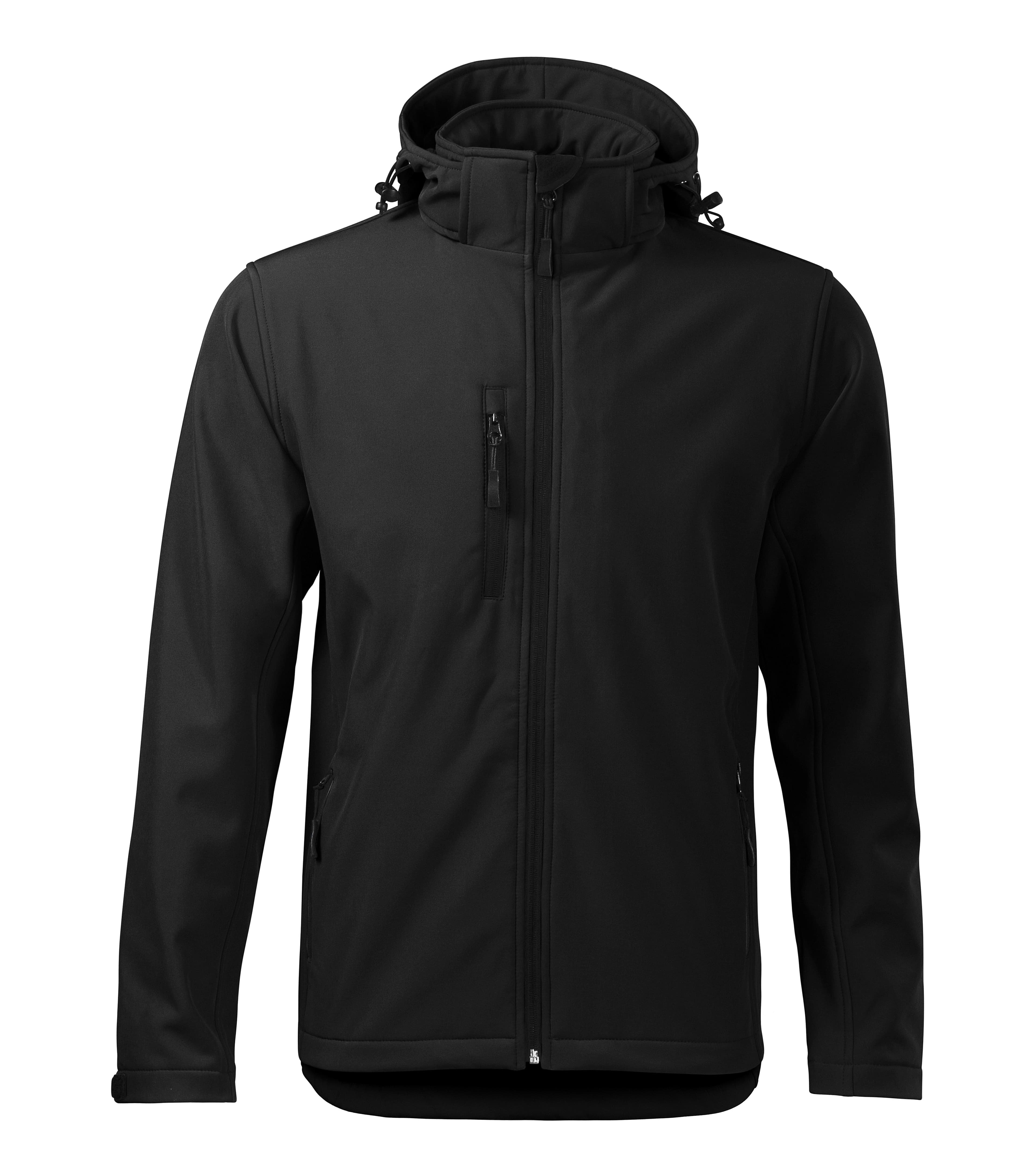 IronWisp - Softshell Jacket men's 94% polyester 4% elastane - 522 in Black