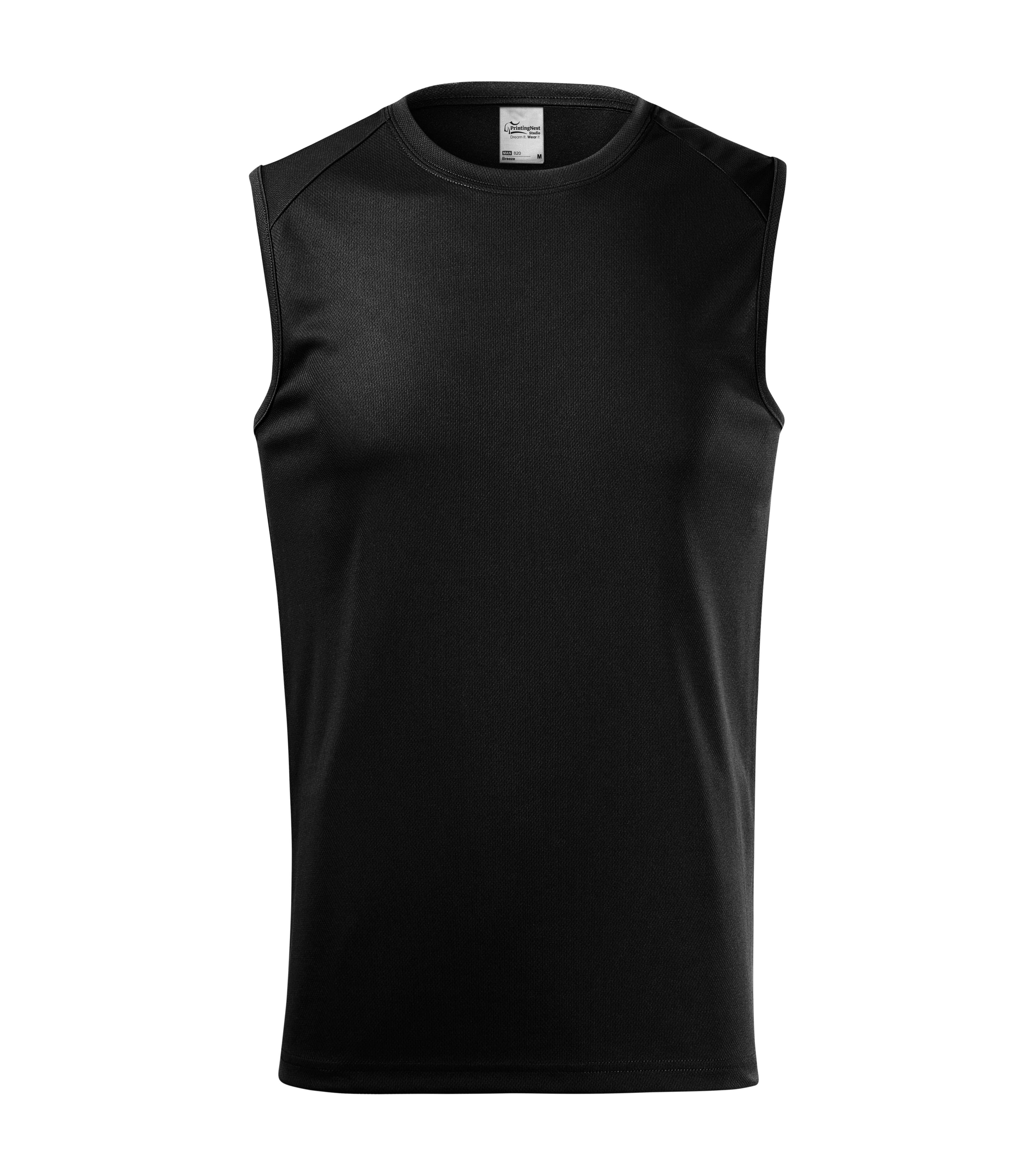 Obsidian Path - Top men's 100% polyester - 820 in Black