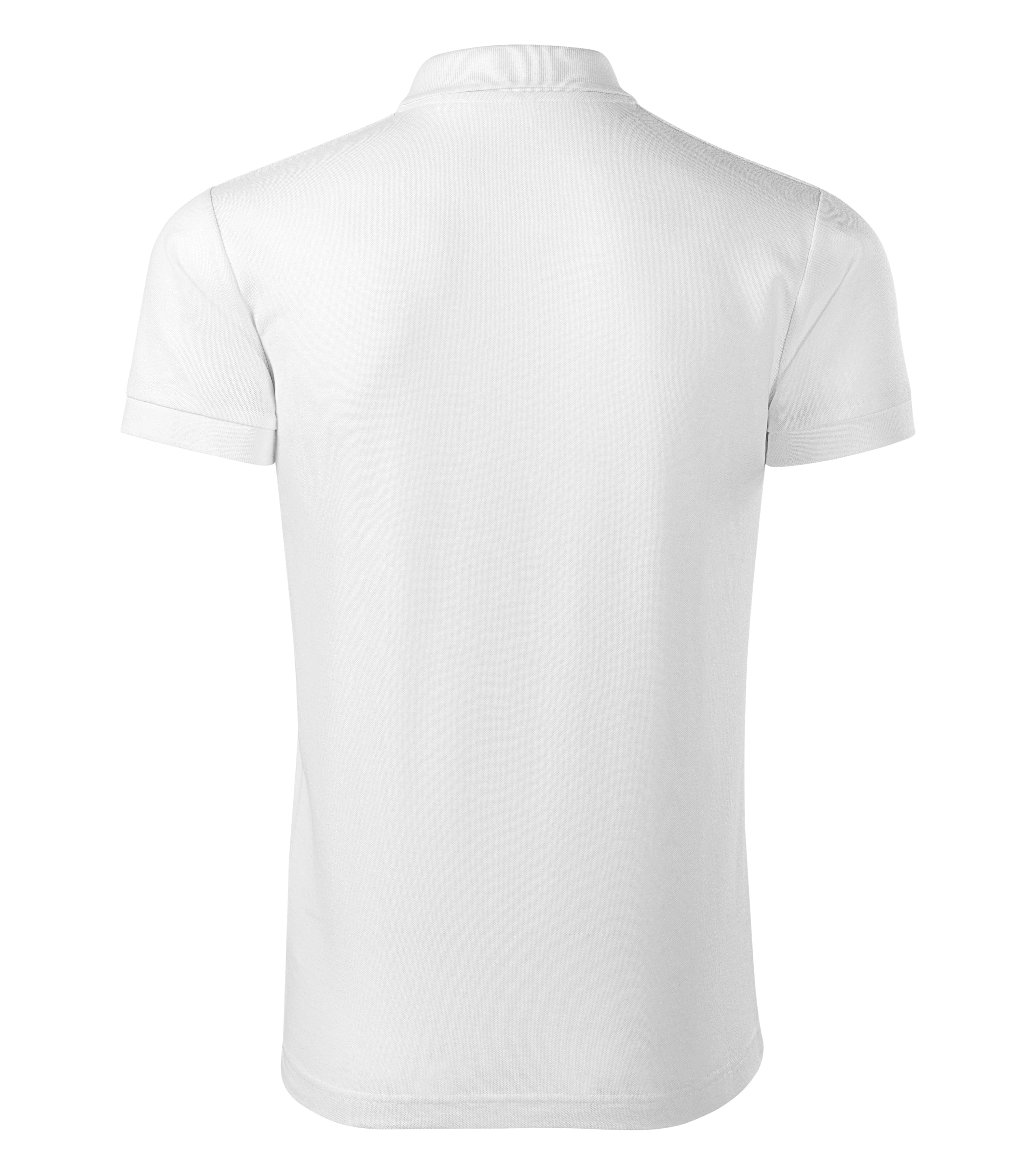 Basaltine - Polo Shirt men's 65% cotton 35% polyester - P21 in White