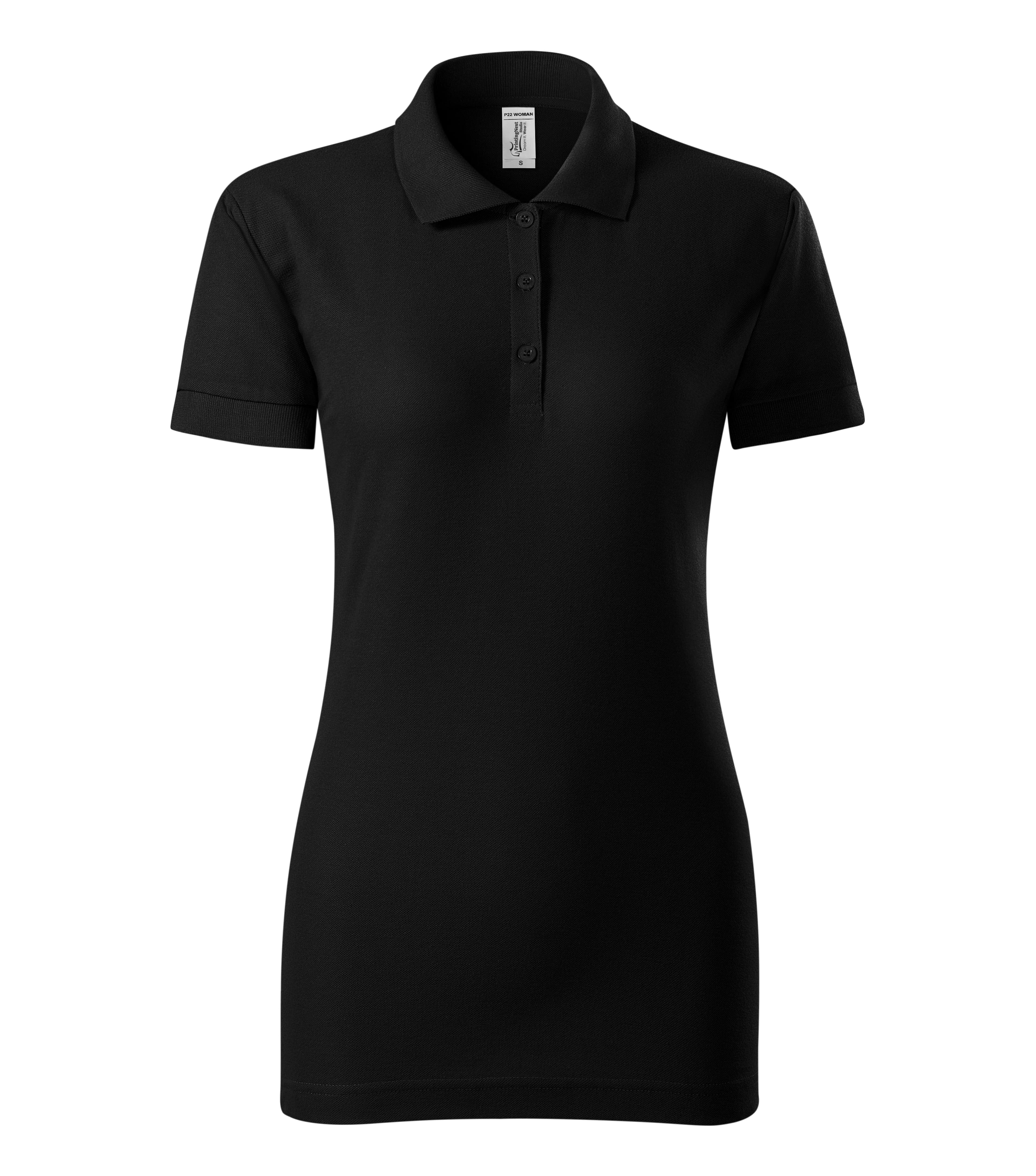 Morganite -Polo Shirt women's 65% cottong 35% polyester - P22 in Black