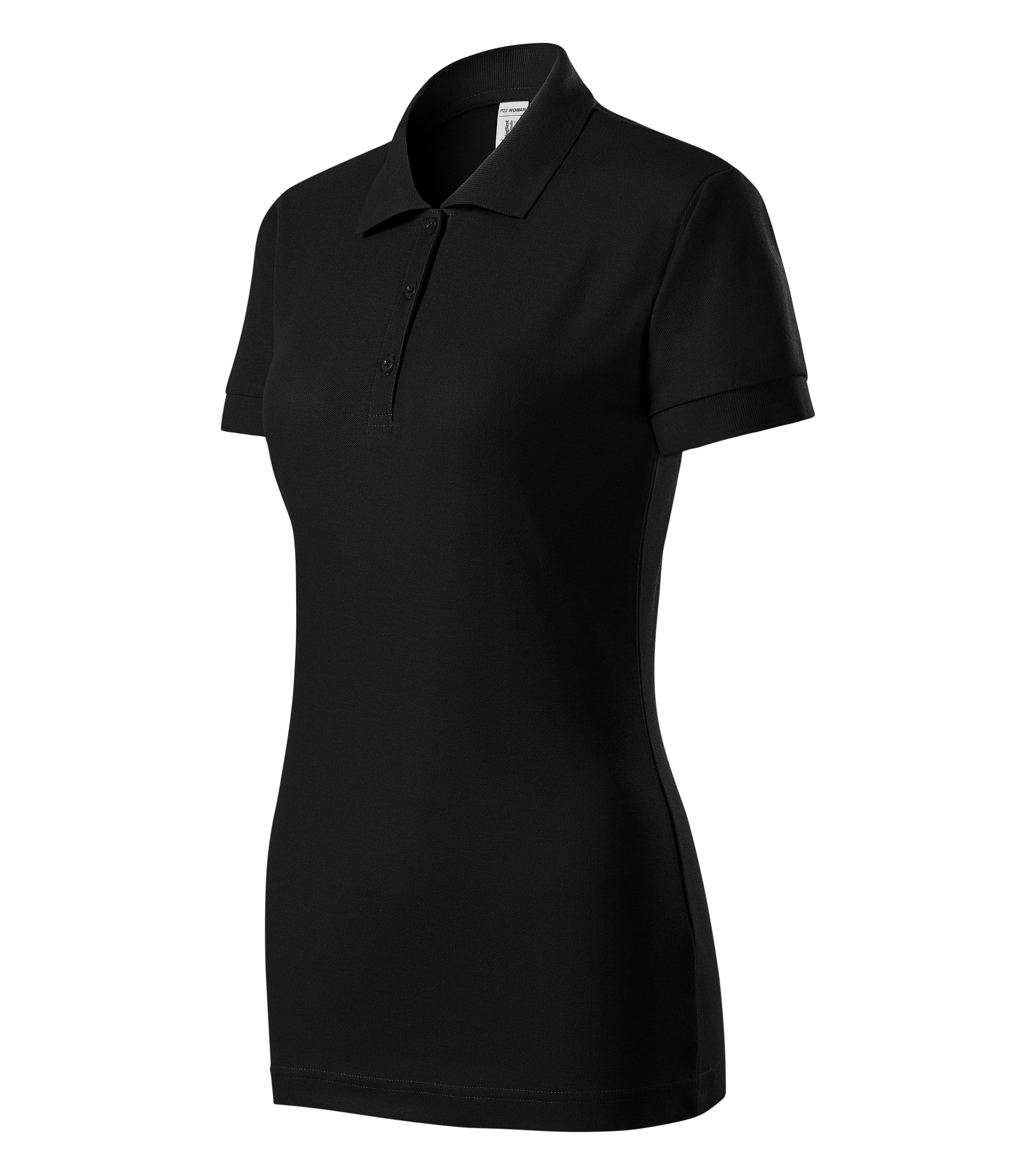 Morganite -Polo Shirt women's 65% cottong 35% polyester - P22 in Black