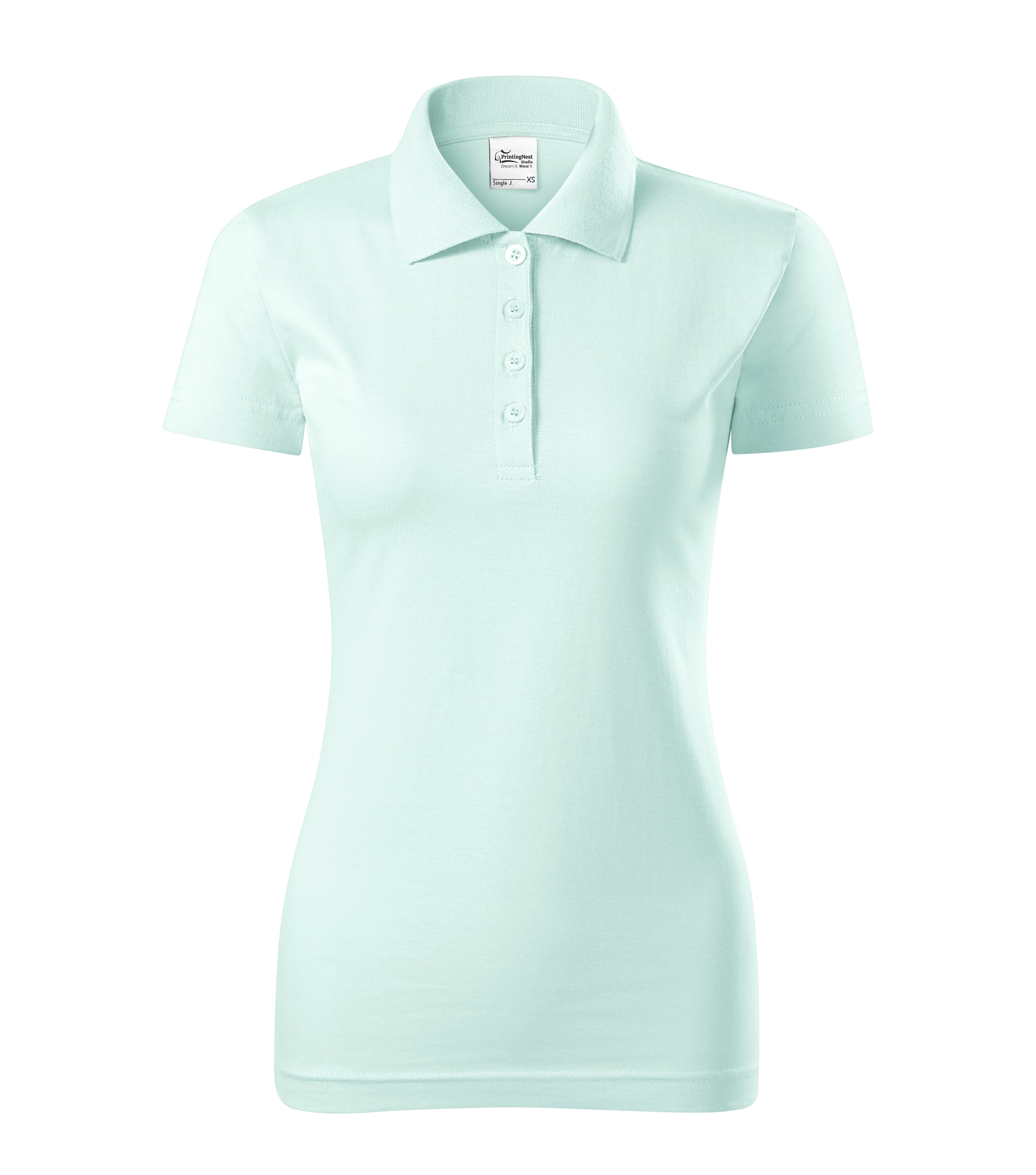 LyraBloom -  Polo shirt women's 100% cotton - 223 in Frost