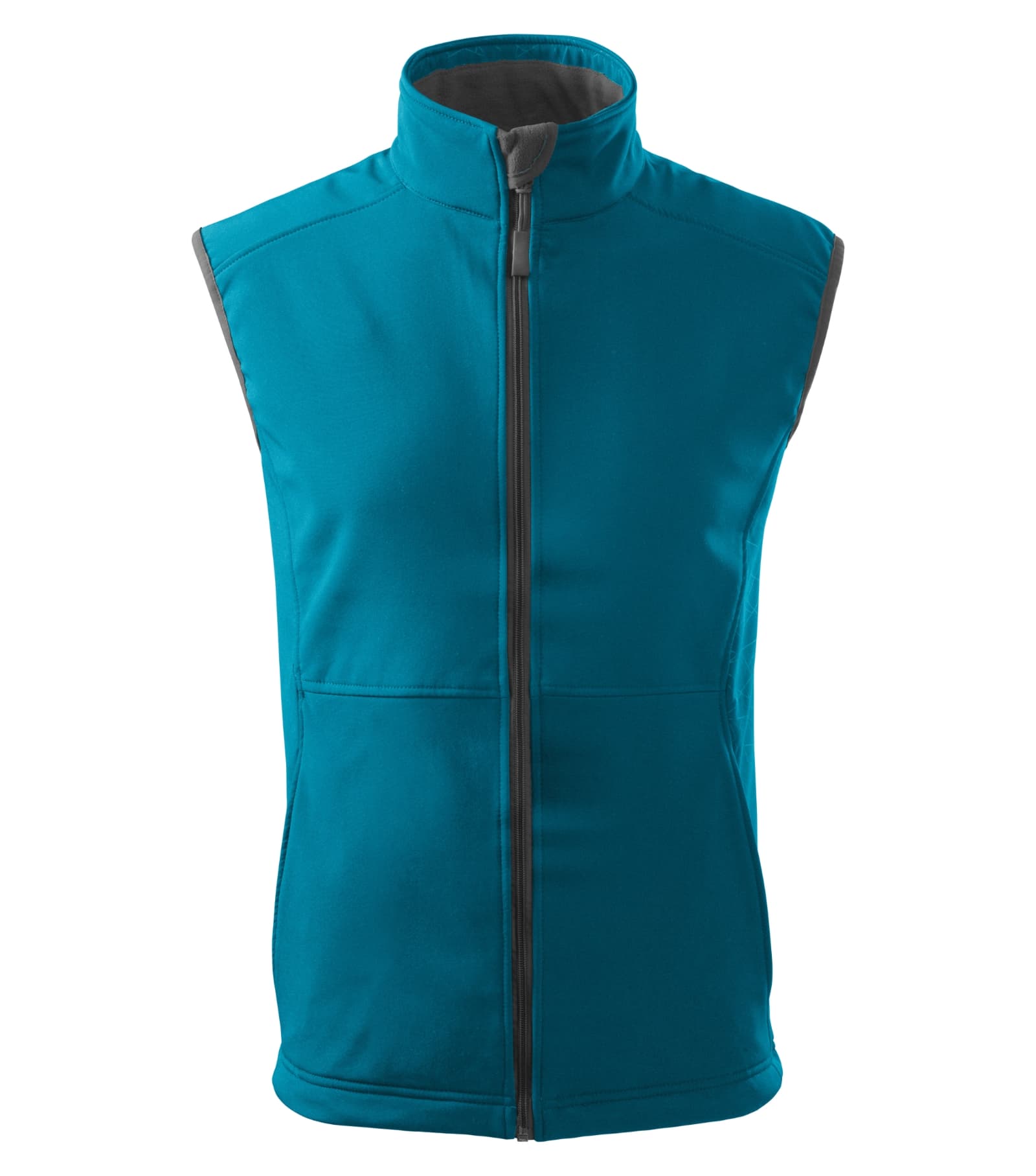 Vivid Ridge - Softshell Vest men's 94% polyester, 6% elastane Fleece: 100% polyester - 517 in turquoise