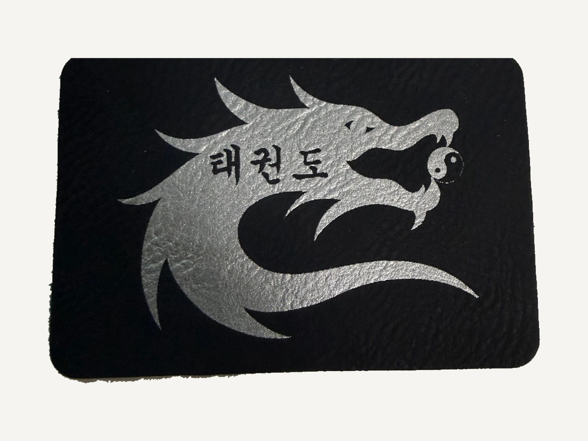 Engraved patch labels · Project photo