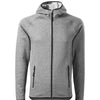 Marzium - Stretch fleece men’s  95% polyester 5% elastane - 417 - Dark gray melange