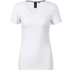 Luna Thread - T-shirt women‘s 95% cotton 5% elastane - 701 - White