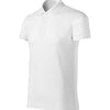 Basaltine - Polo Shirt men's 65% cotton 35% polyester - P21 - White