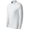 Helion Prime - Polo shirt men's 65% cotton 35% polyester (long sleeve)- 221 - White