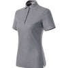 Stellara - Polo shirt women's 100% Organic cotton GOTS - 235 - antique silver