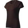 AeroLuxe - T-shirt women's 100% cotton FREE - F34 - Cofee