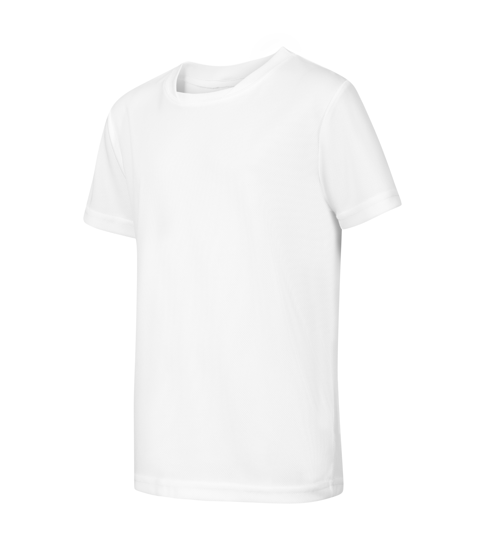 Aster Loom - T-shirt kids 100% polyester - 147, white, size 122 cm/6 years