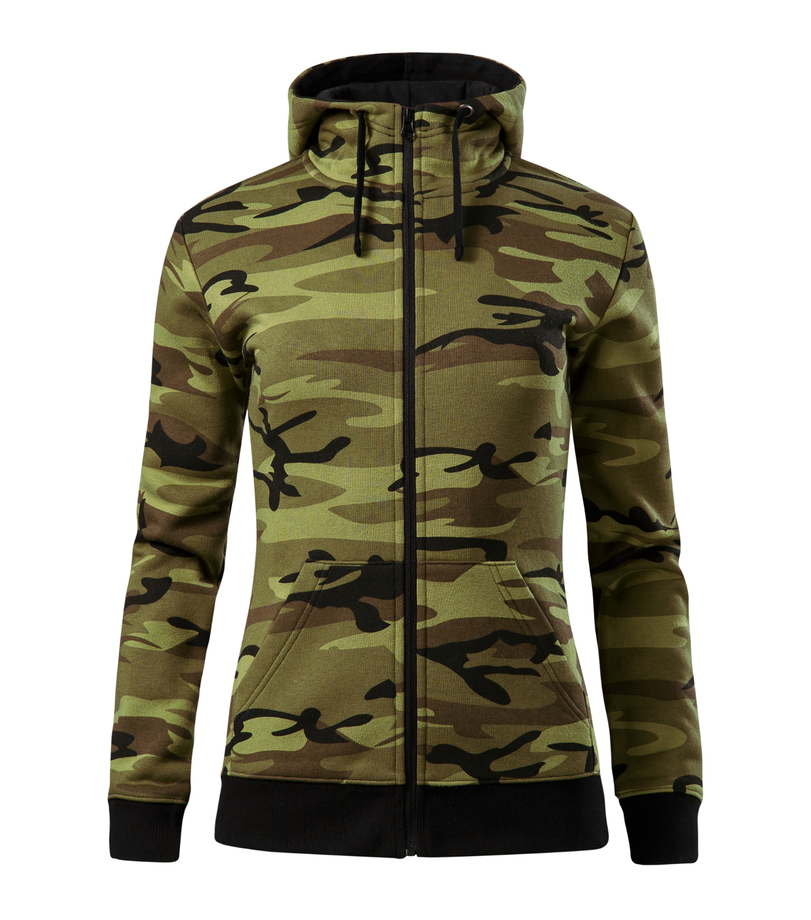 Camo Zipper - camouflage green - a
