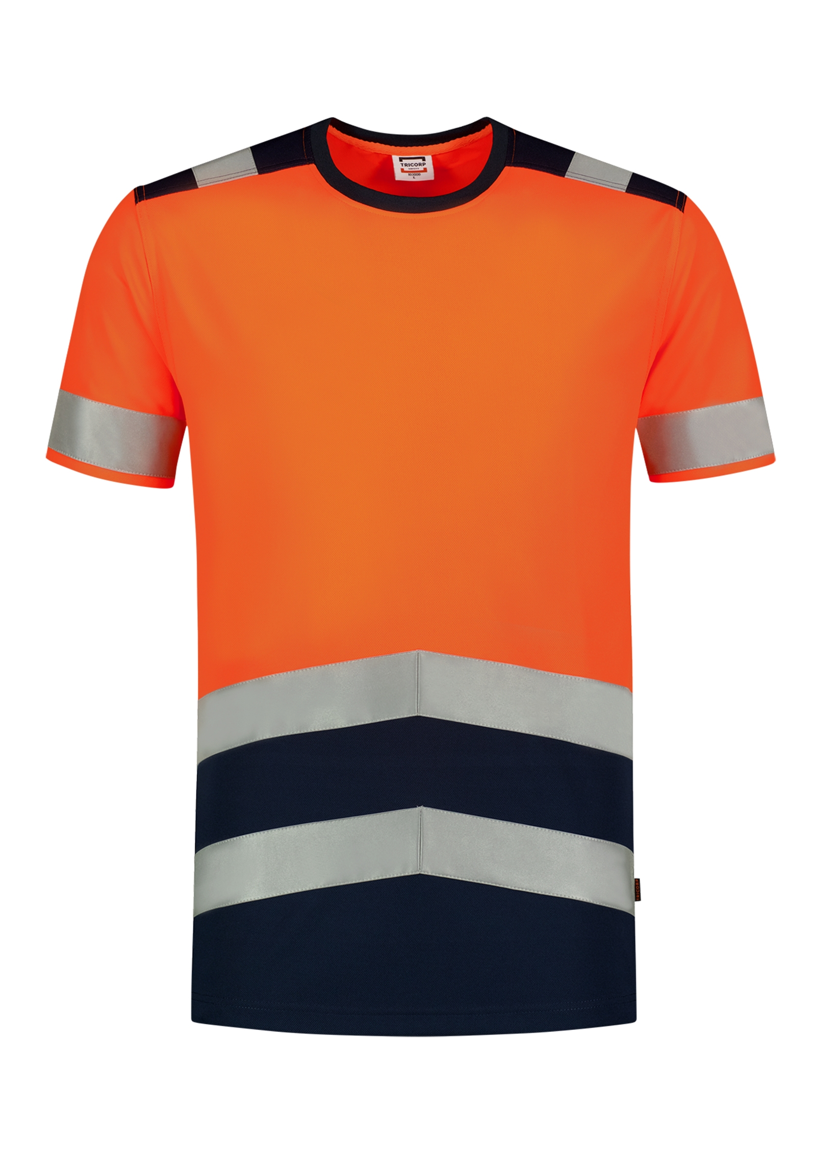 T-Shirt High Vis Bicolor - fluorescent orange - a