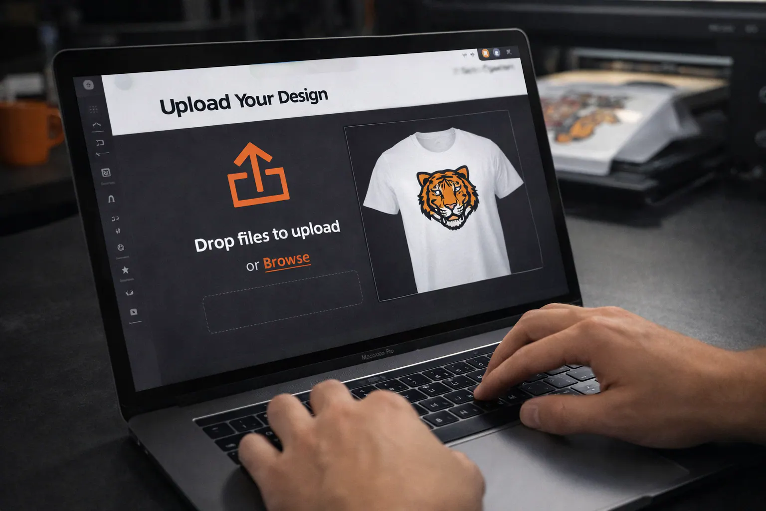 Upload your design