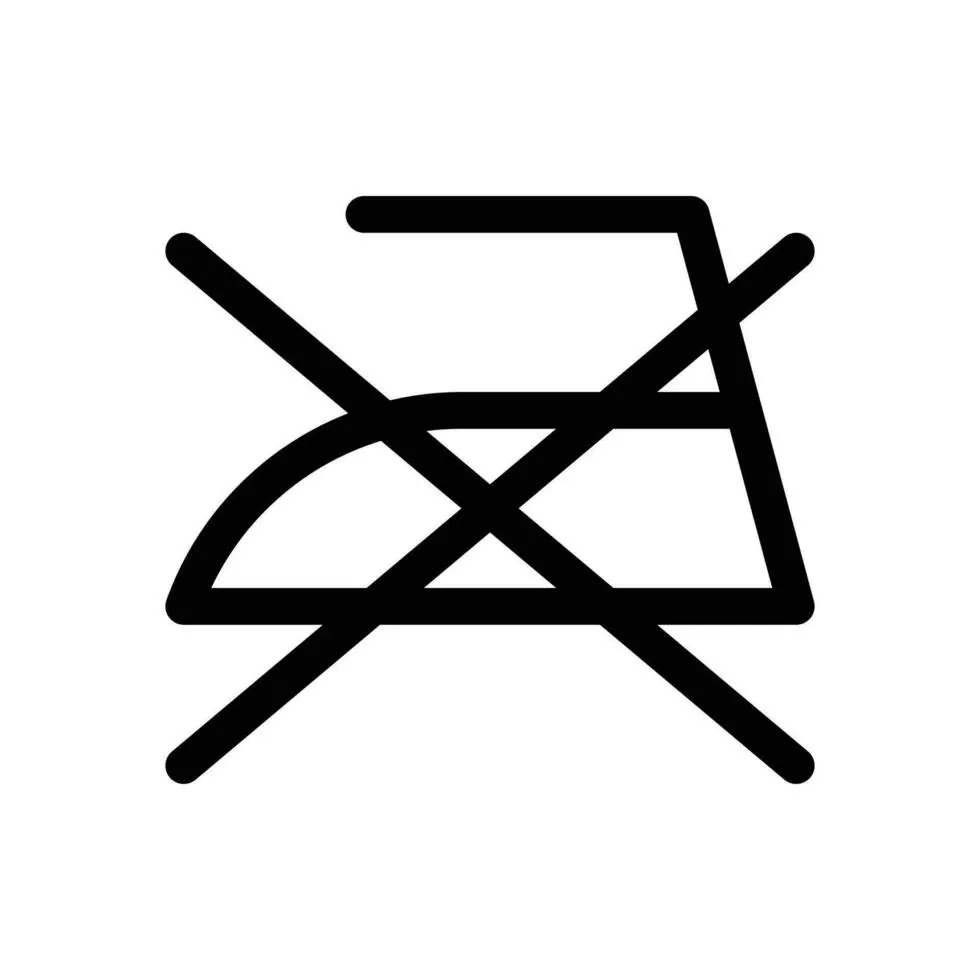 Do not iron print